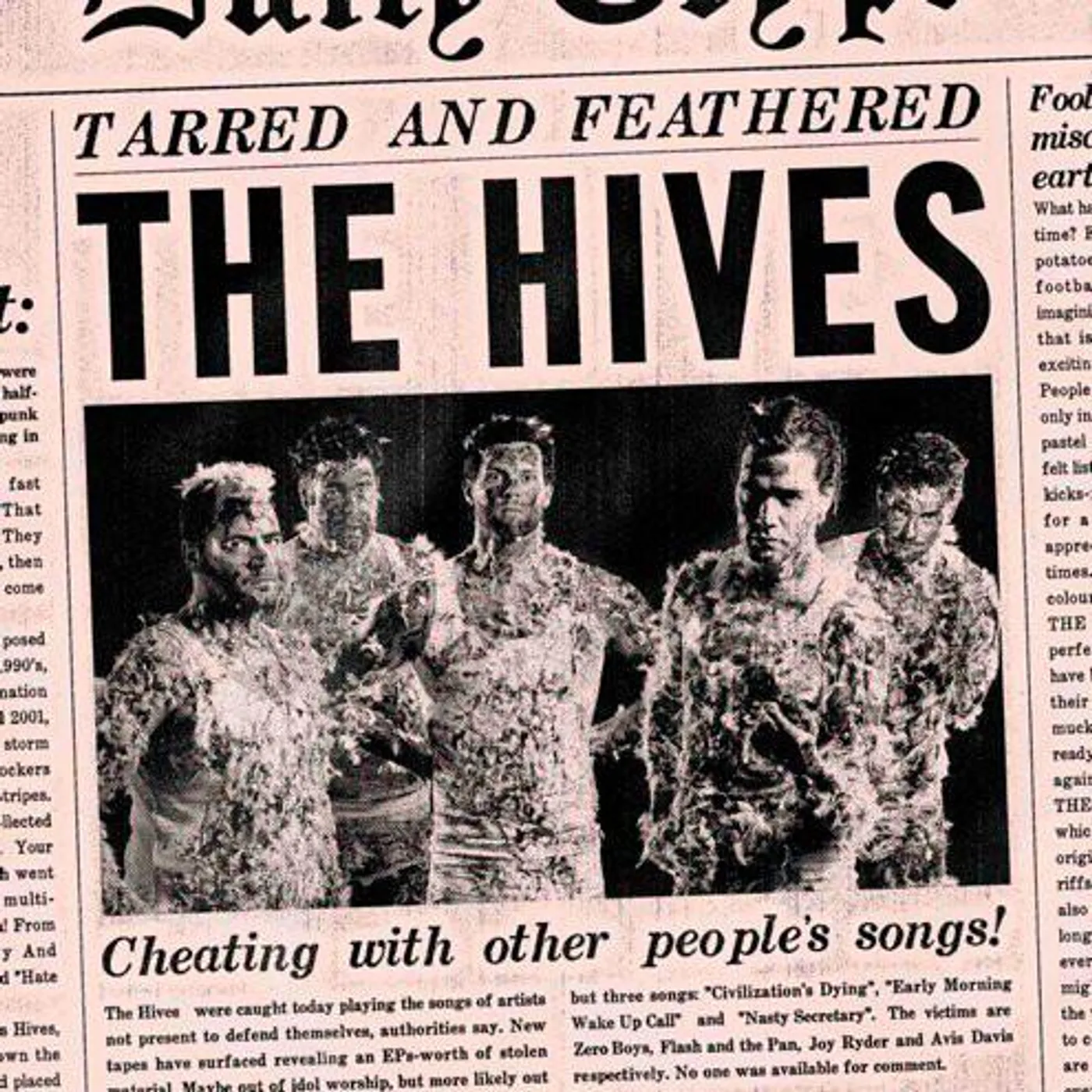 The Hives TARRED AND FEATHERED 7" VINYL