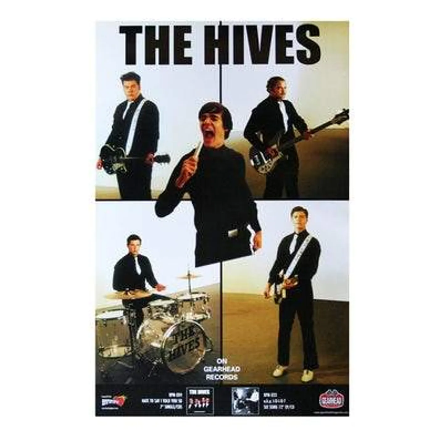 THE HIVES GEARHEADS RECORD POSTER