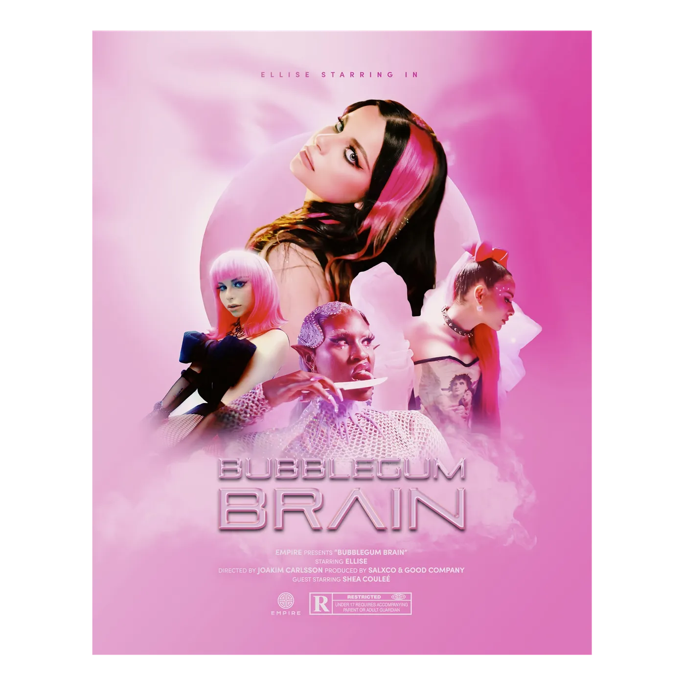 Ellise Bubblegum Brain Poster