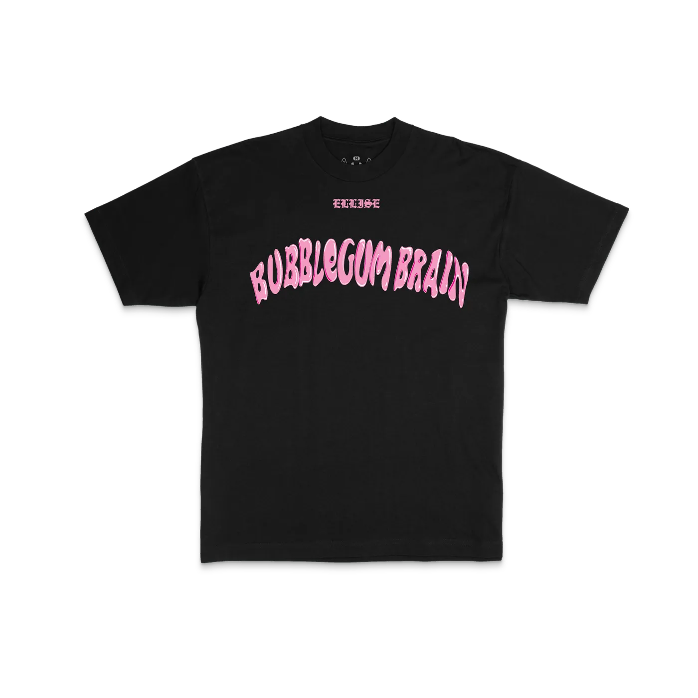 Ellise Bubblegum Brain Tee - Black