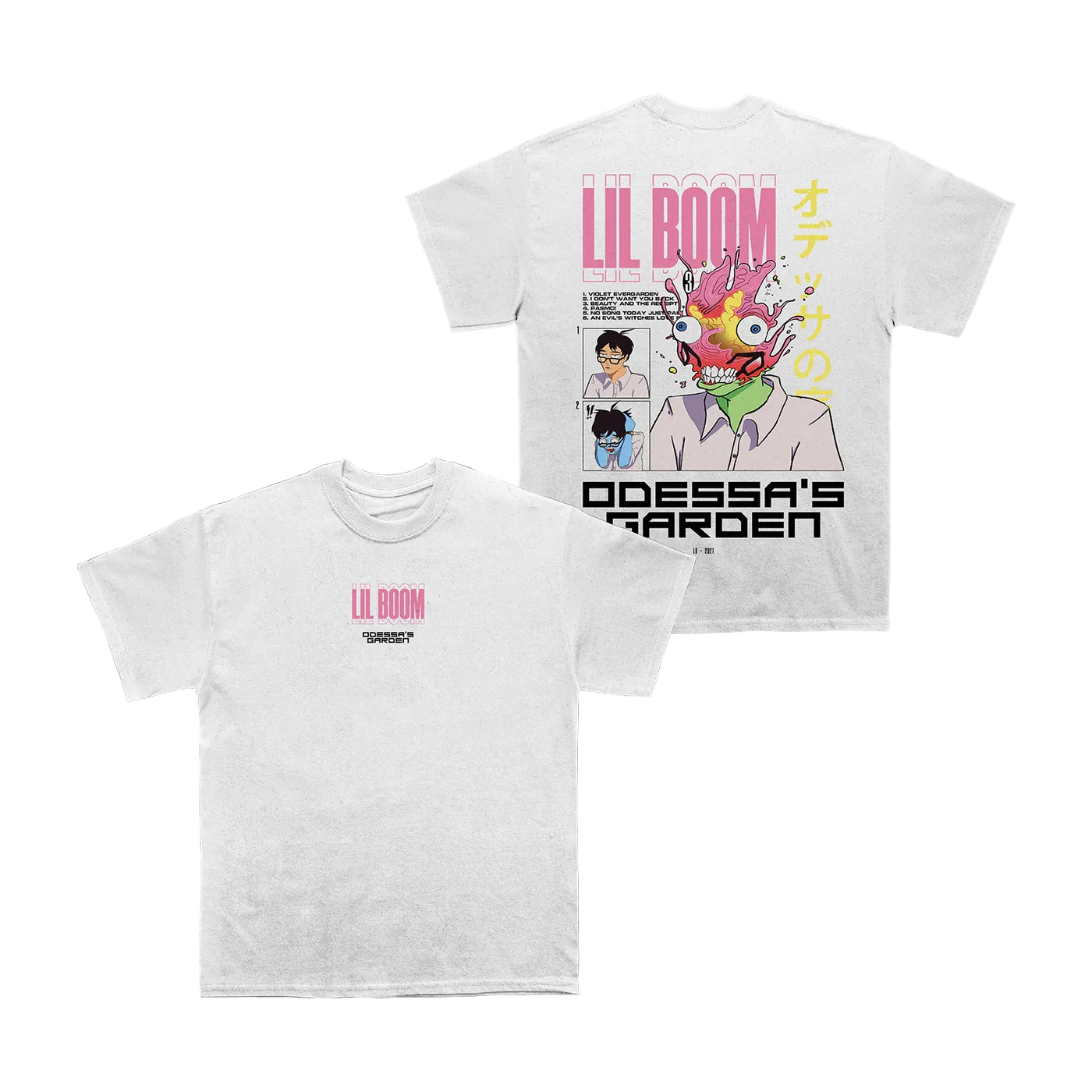 Lil Boom Odessa's Garden White T-Shirt