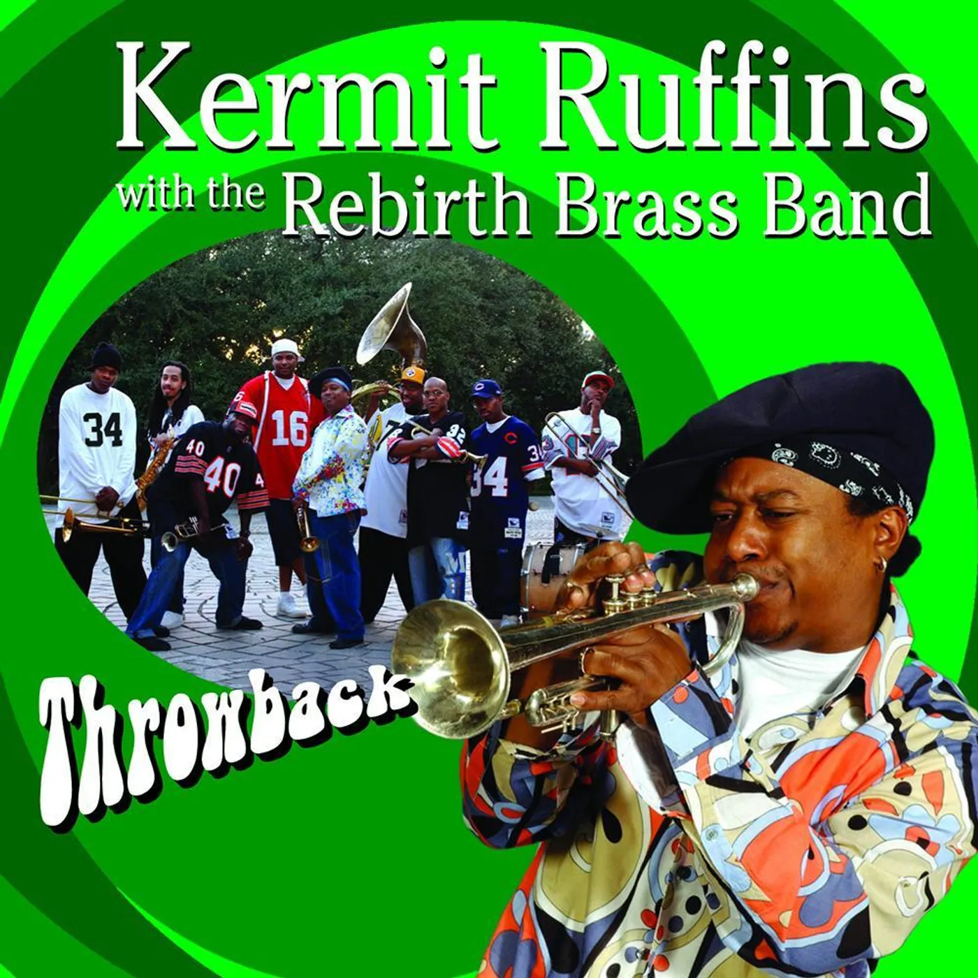 Kermit Ruffins with Rebirth Brass Band: Throwback CD