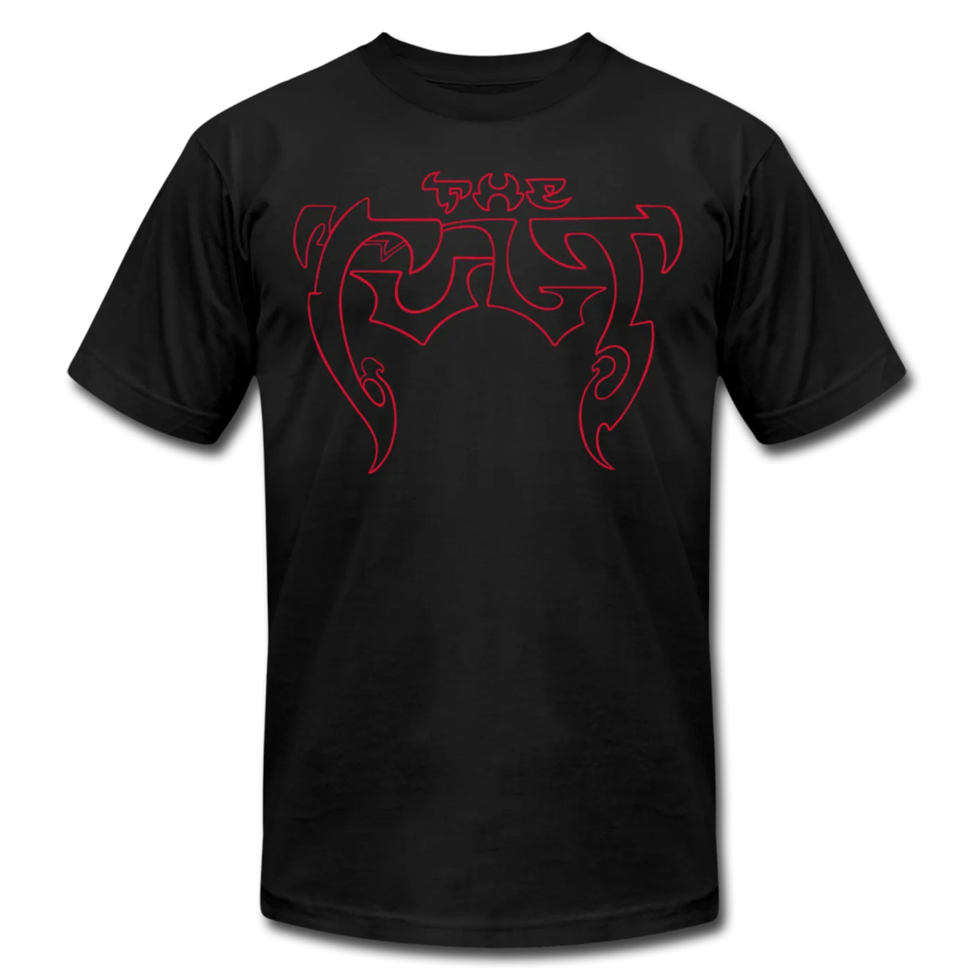 The Cult Black T, Electric Outline Logo
