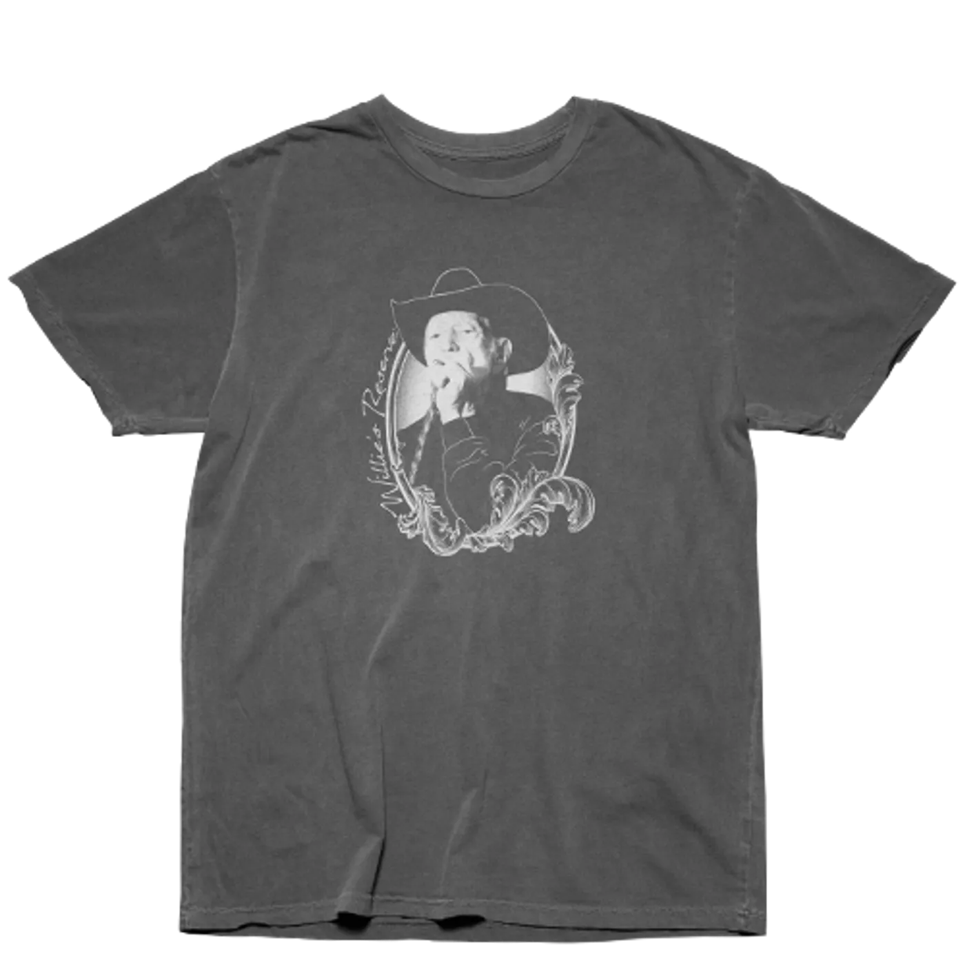 will.i.am Smoking Photo Black Dyed Distressed SS Tees