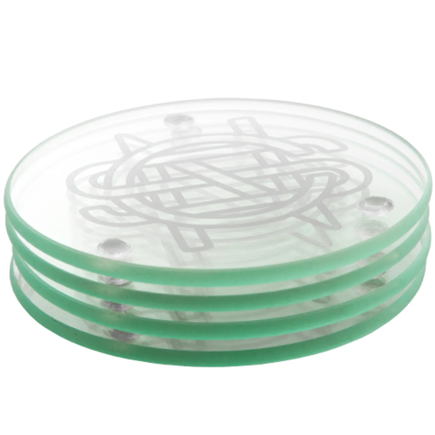 Crosby, Stills & Nash CSN "Logo" Glass Coaster Set