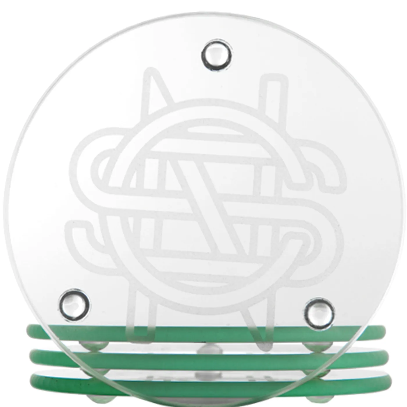 Crosby, Stills & Nash CSN "Logo" Glass Coaster Set