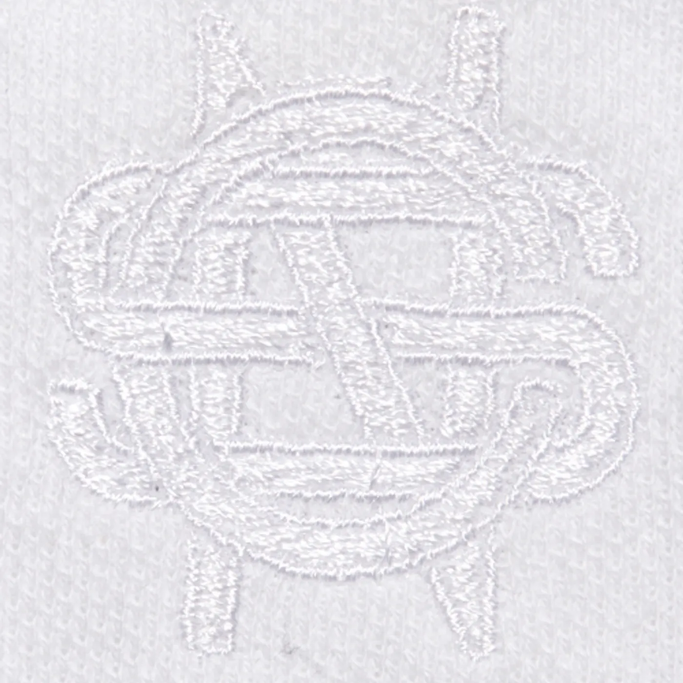 Crosby, Stills & Nash White Polo-Embroidered Logo
