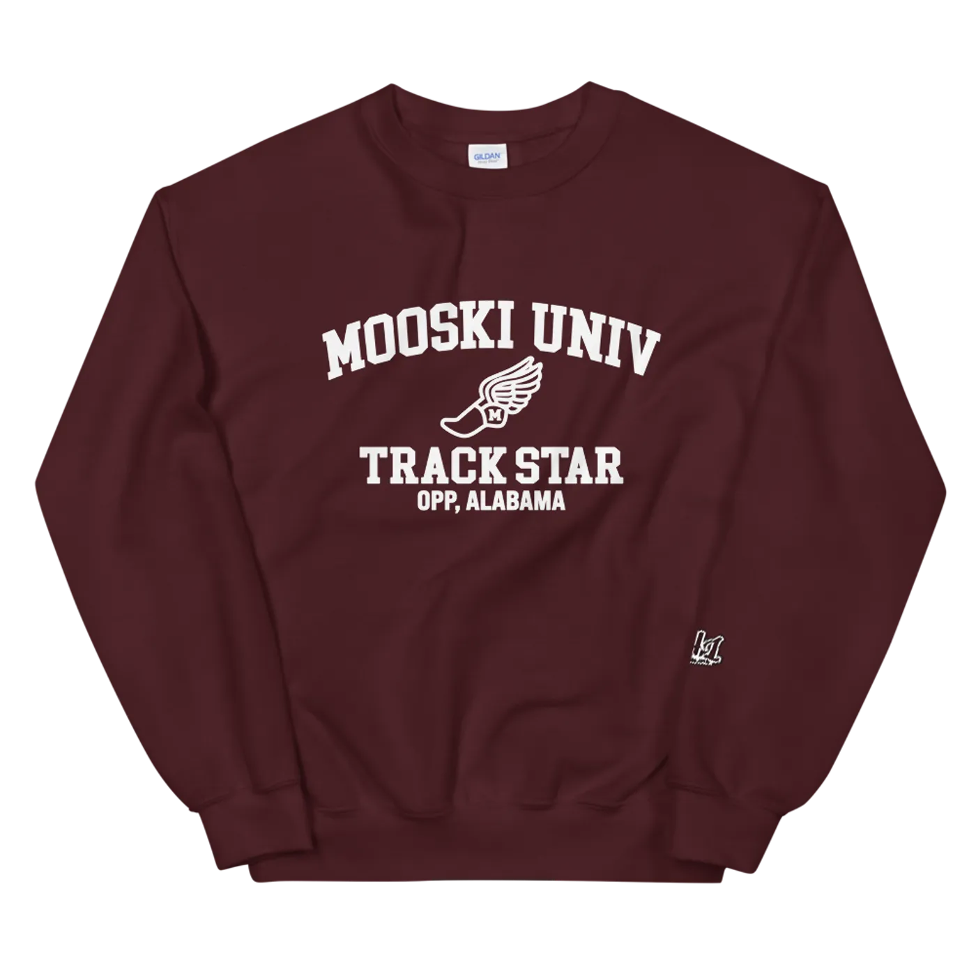 Mooski University Track Star Crewneck