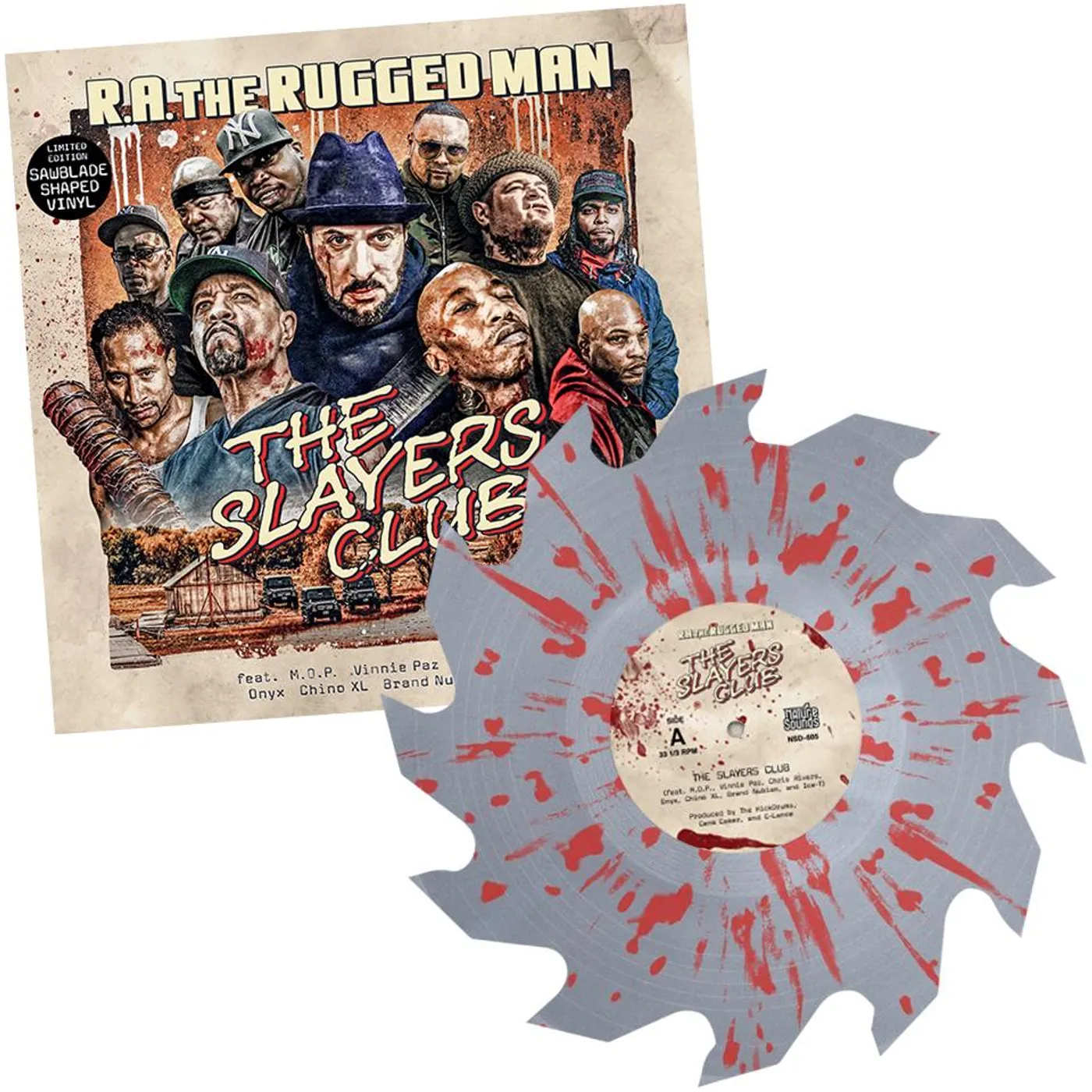 R.A. The Rugged Man The Slayers Club (Sawblade Shaped Colored Vinyl 10")