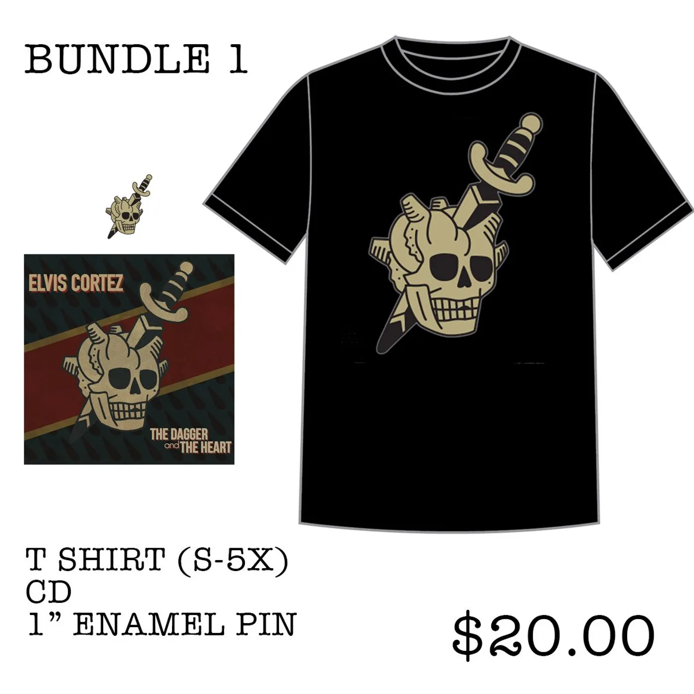 Elvis Cortez "The Dagger and The Heart" Bundle 1