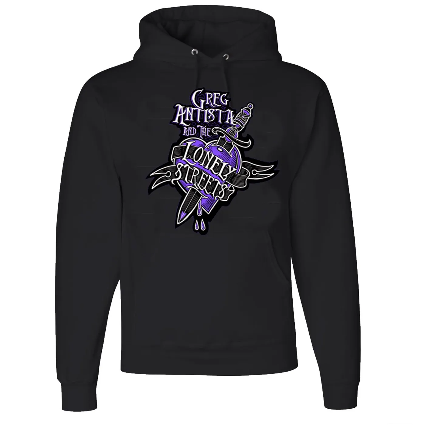 Greg Antista and the Lonely Streets "Heart"  Pullover Hoodie