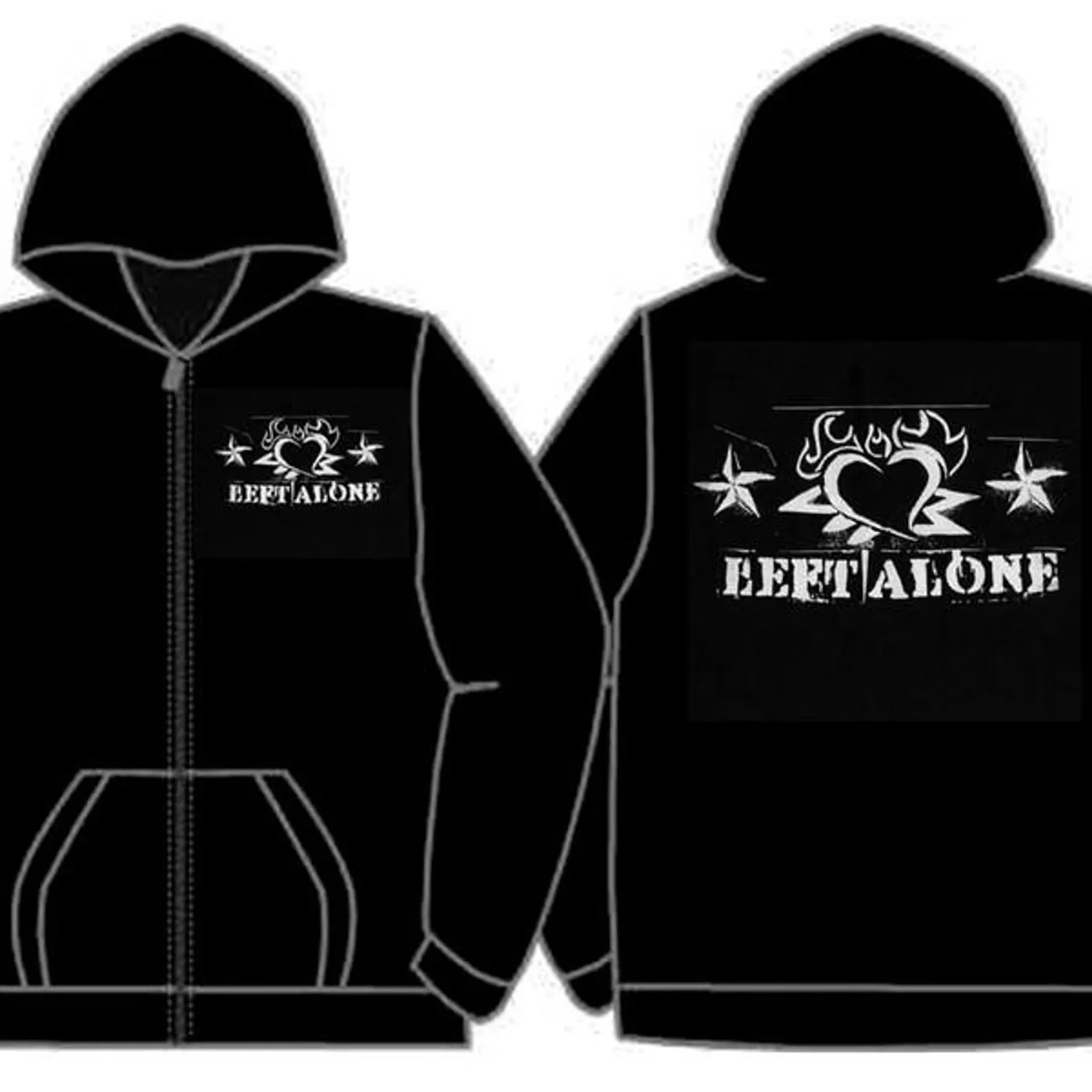 Left Alone "Heart Logo" Hoodie