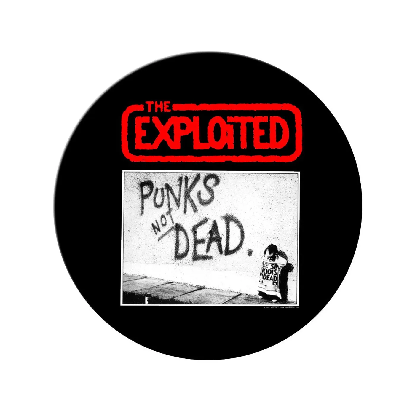 The Exploited "Punks Not Dead"  Pin