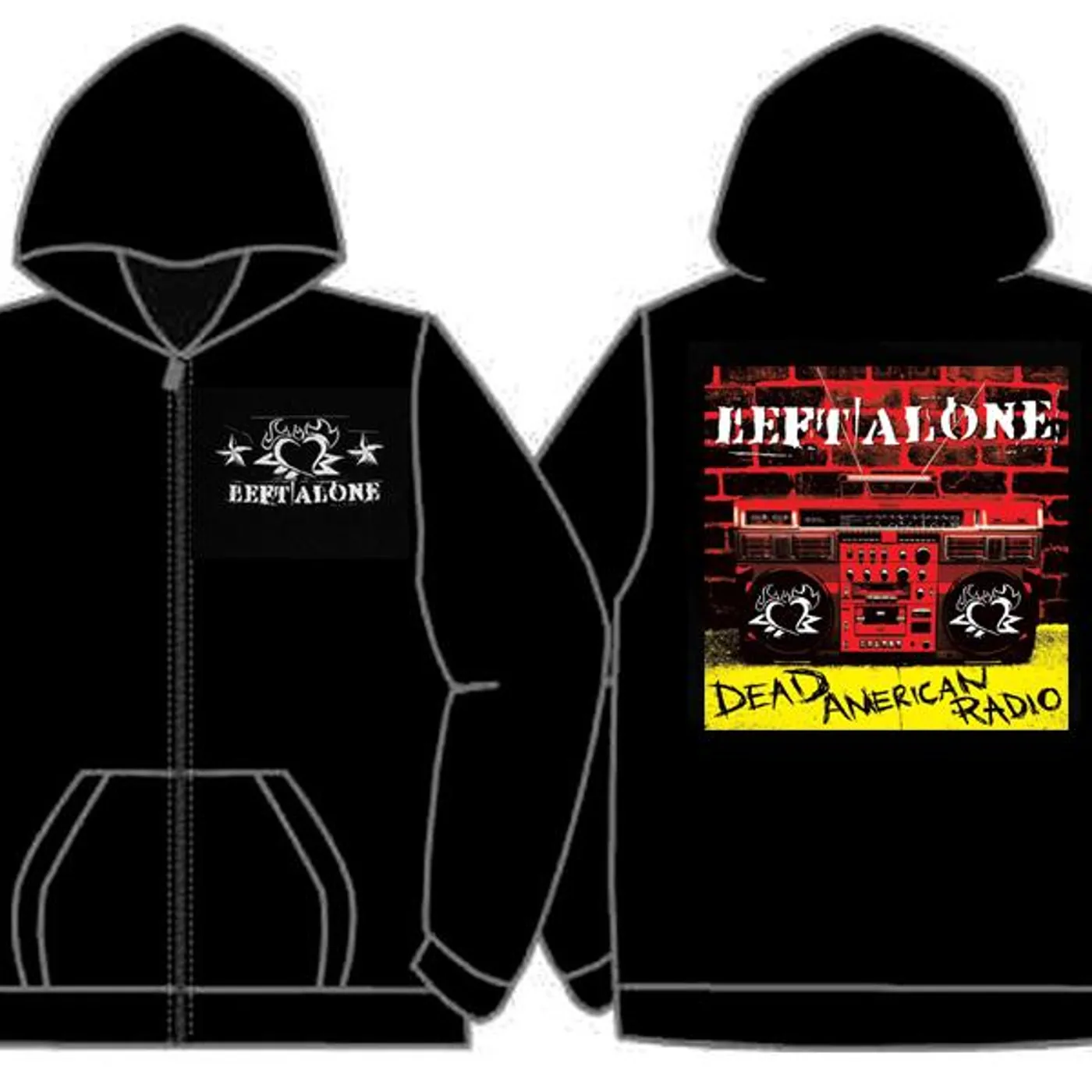 Left Alone "Dead American Radio" Hoodie