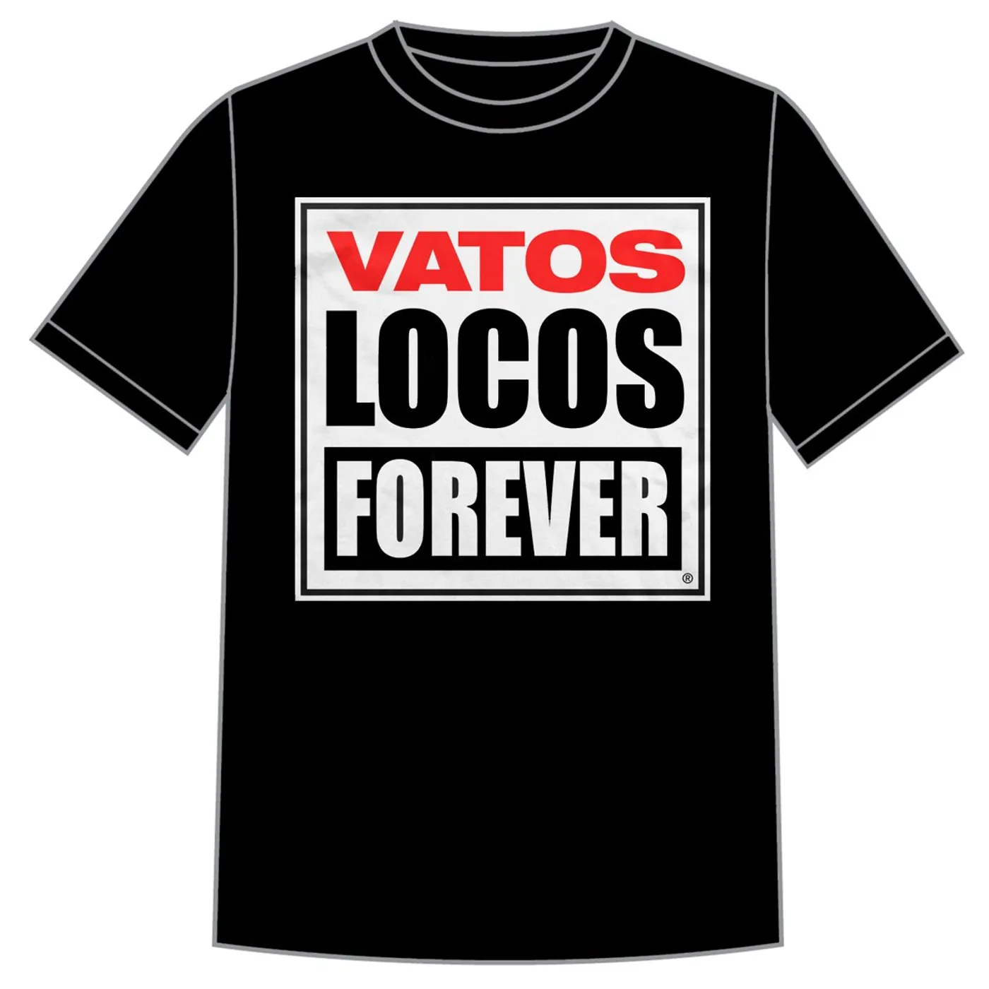 Manic Hispanic "Vatos Locos" Black Shirt