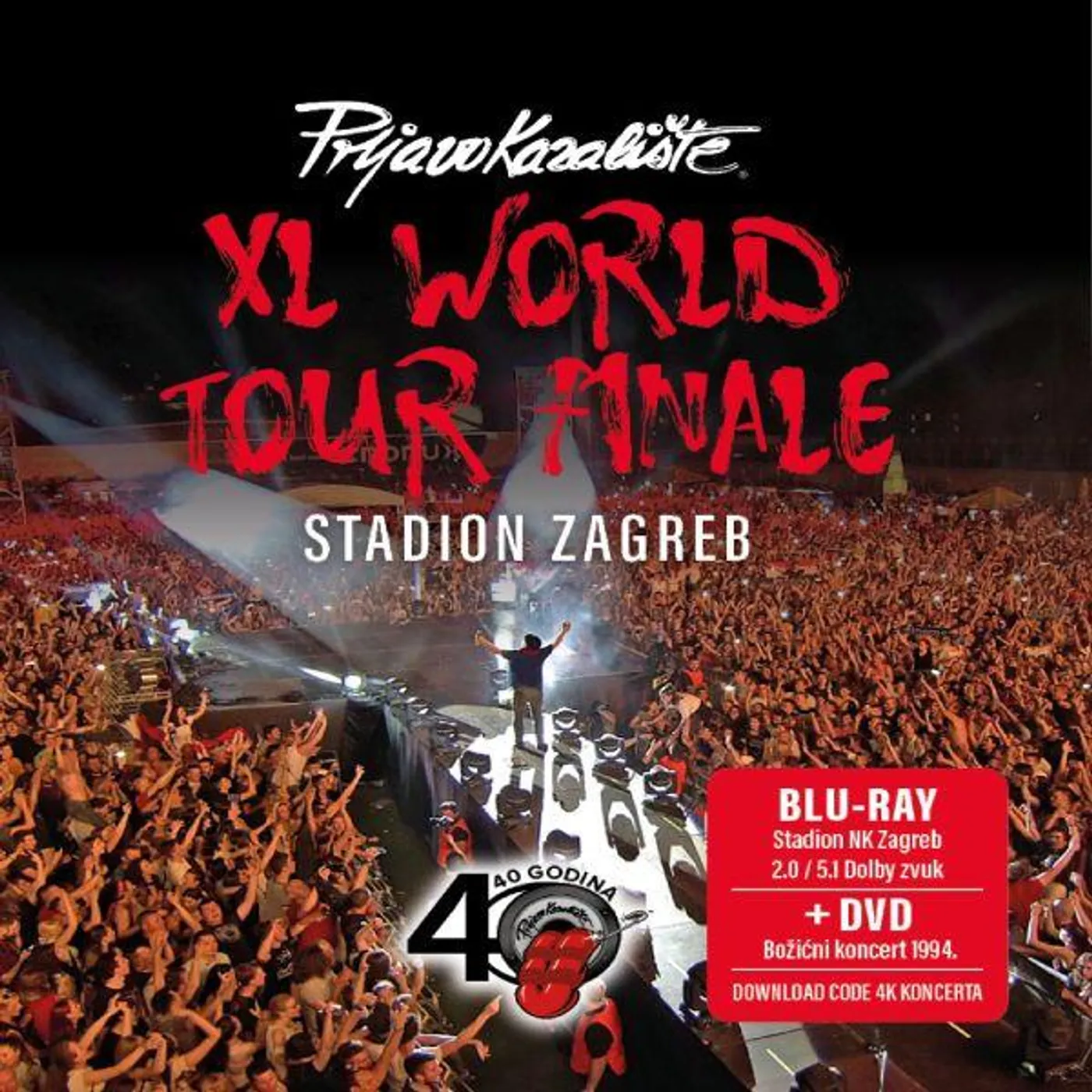 Prljavo Kazaliste - XL WORLD TOUR FINALE, STADION ZAGREB (BD+DVD)