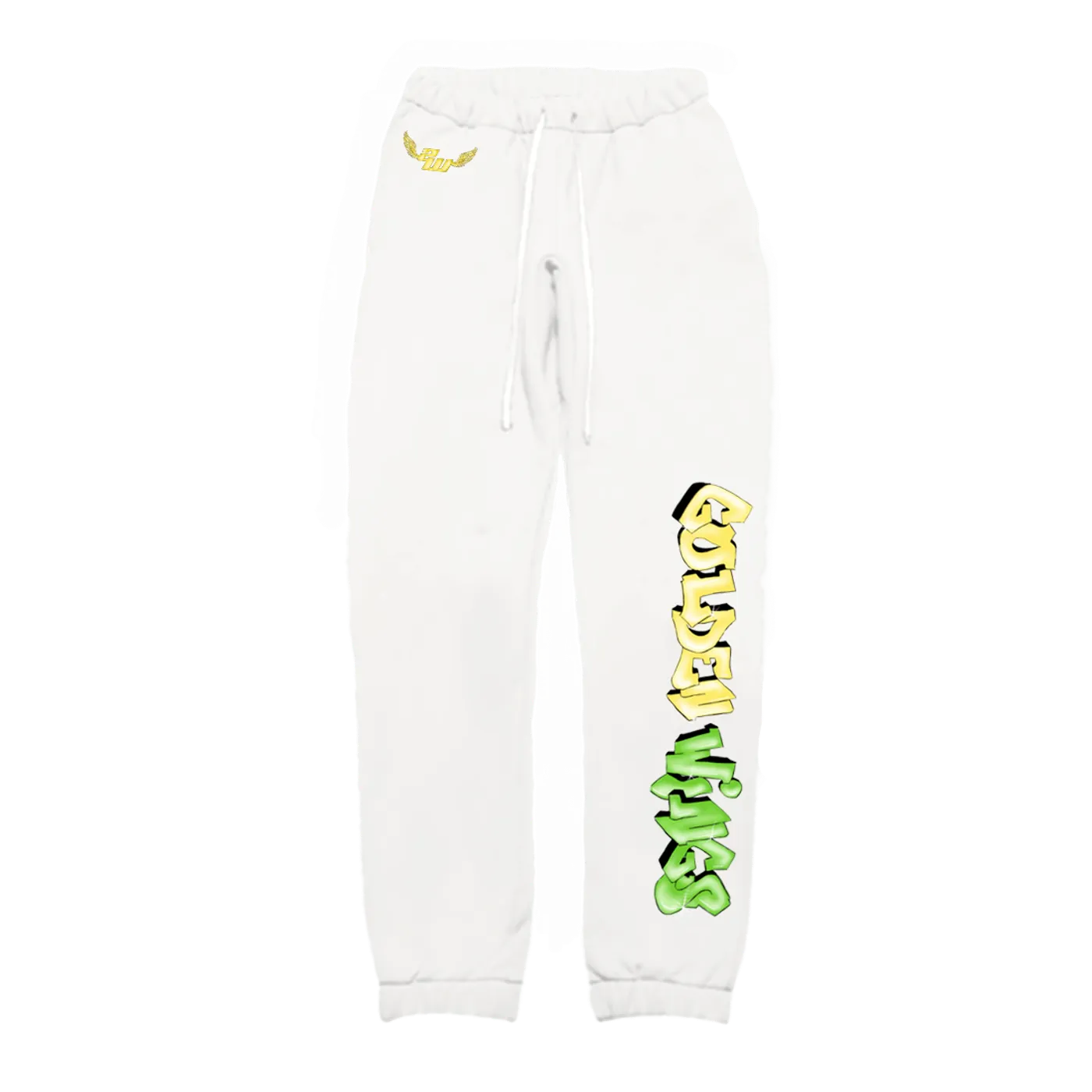Zoe Wees Golden Wings Sweatpants - White