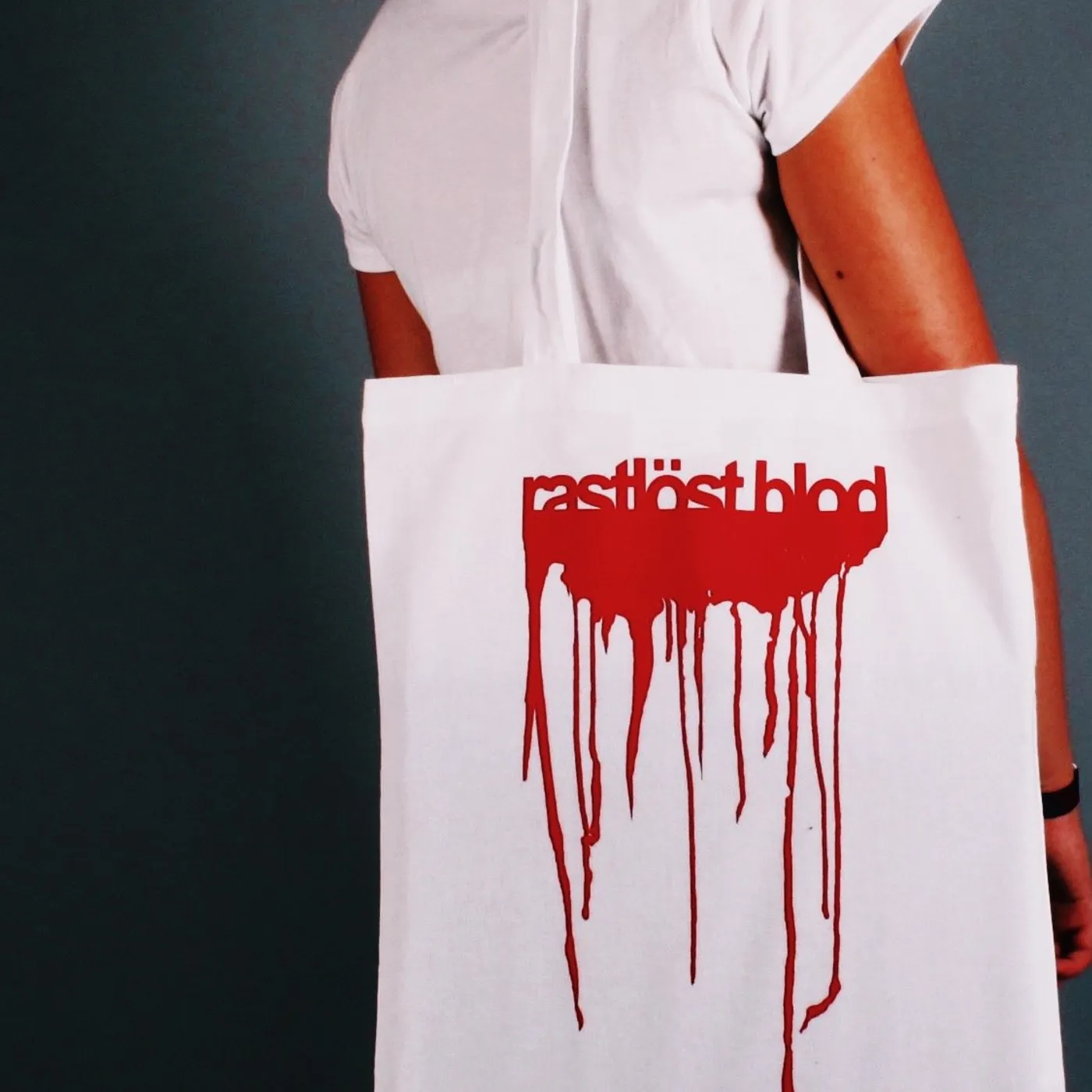 Markus Krunegård Rastlöst Blod Totebag White