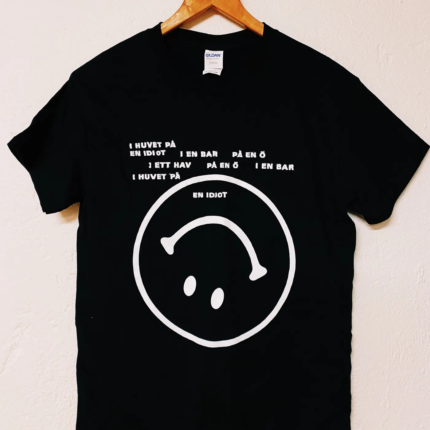 Markus Krunegård I Huvudet På En Idiot/Smiley T-shirt Black