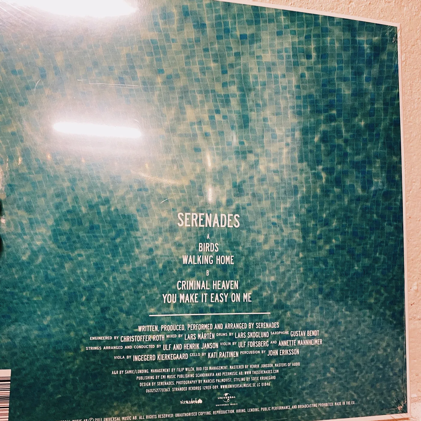 Markus Krunegård Serenades - Birds 12" EP (Vinyl)