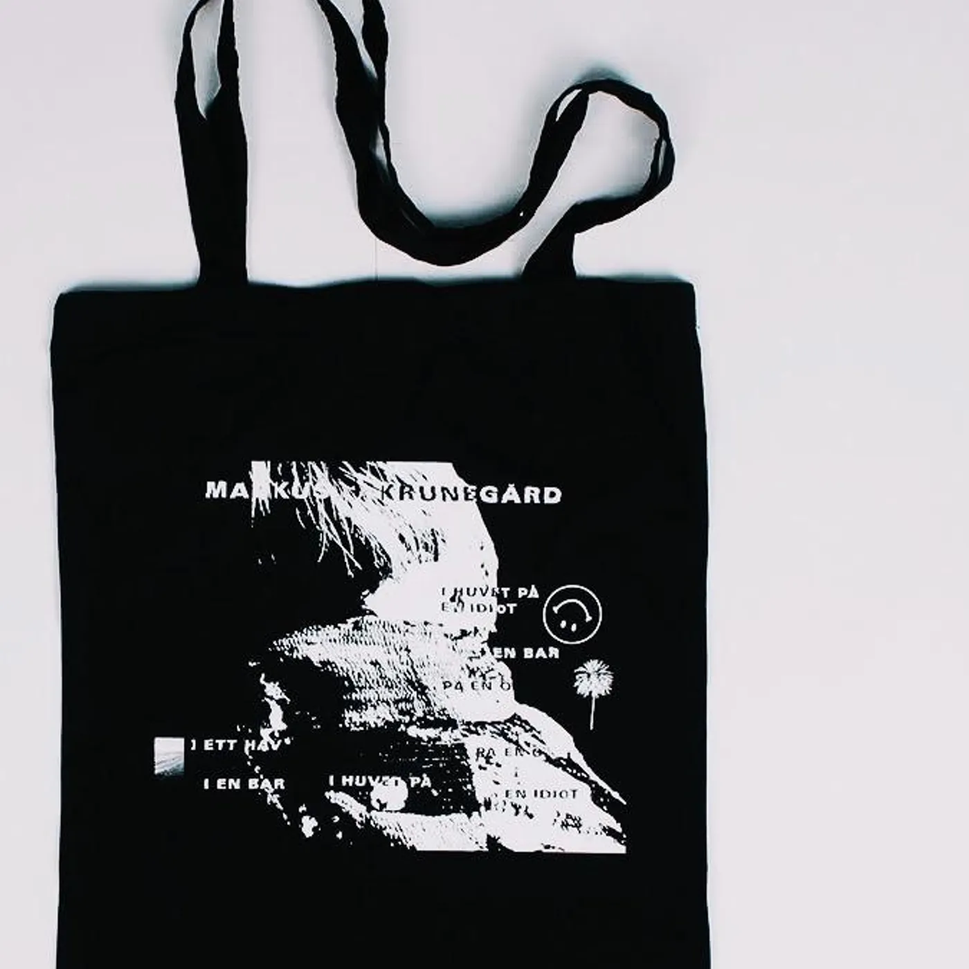 Markus Krunegård I Huvudet På En Idiot Totebag Black
