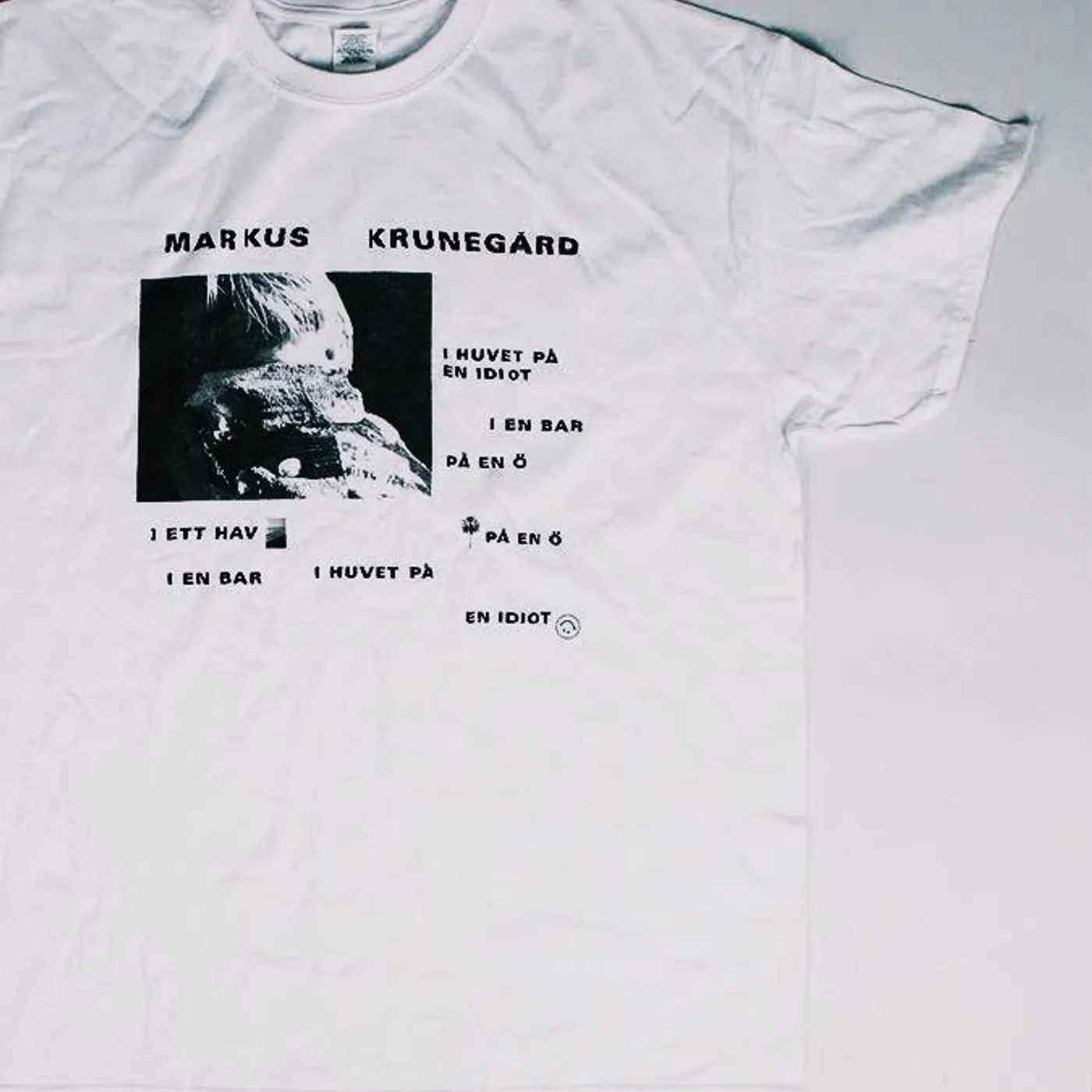 Markus Krunegård I Huvudet På En Idiot T-shirt White