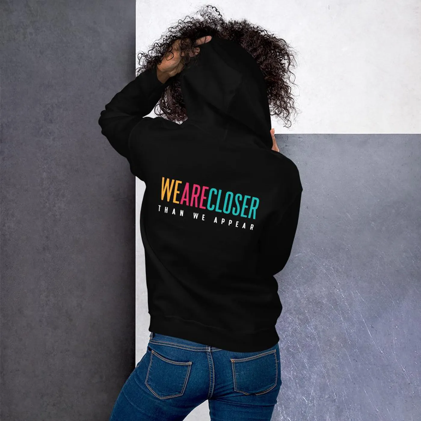 Solu Music 'We Are Closer' Bright Hoodie Back