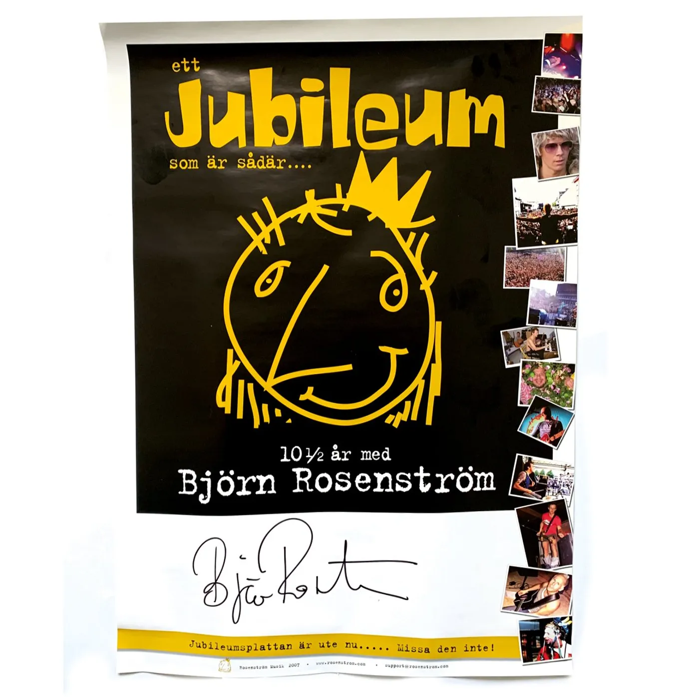 Björn Rosenström Poster med personlig hälsning