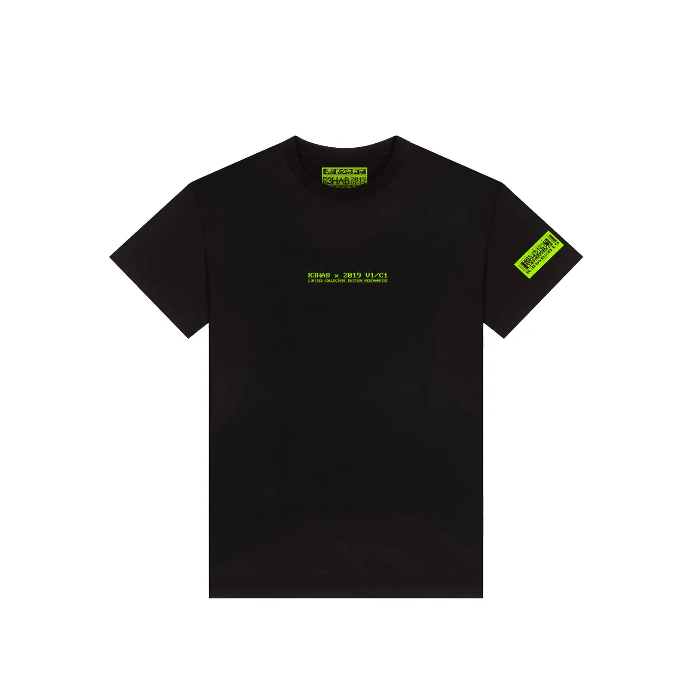 R3HAB X CYB3RPVNK T-SHIRT NEON