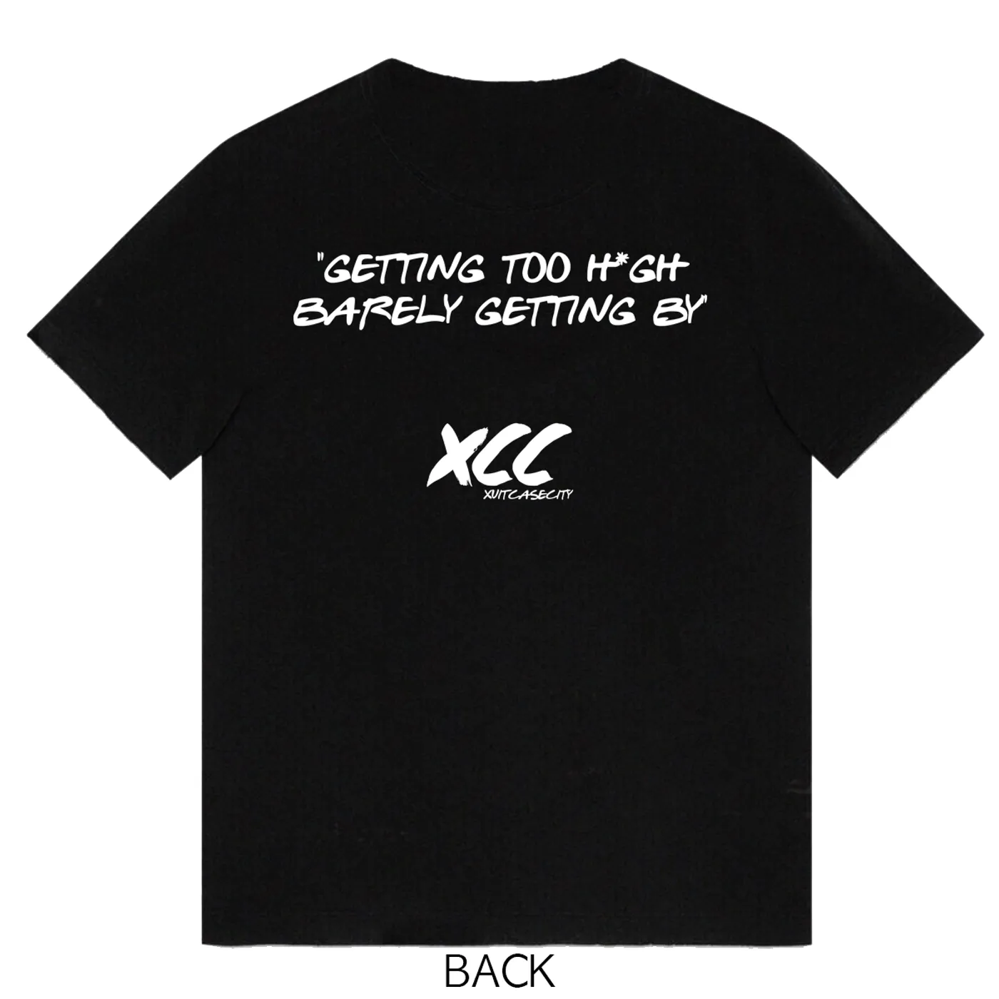 Xuitcasecity XCC "Misunderstood" Short-Sleeve Black T-Shirt