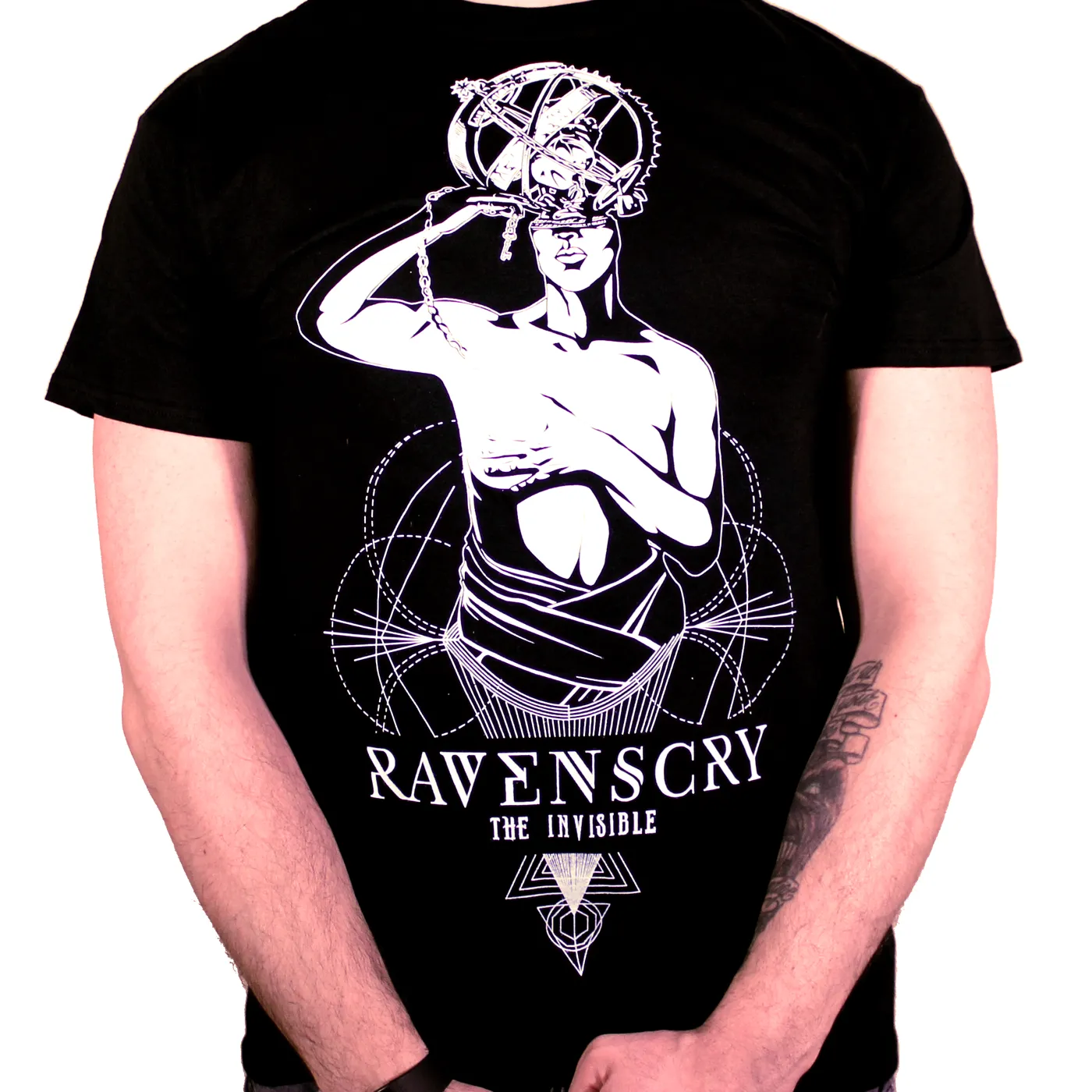 Ravenscry The Invisible B&W Male T-Shirt