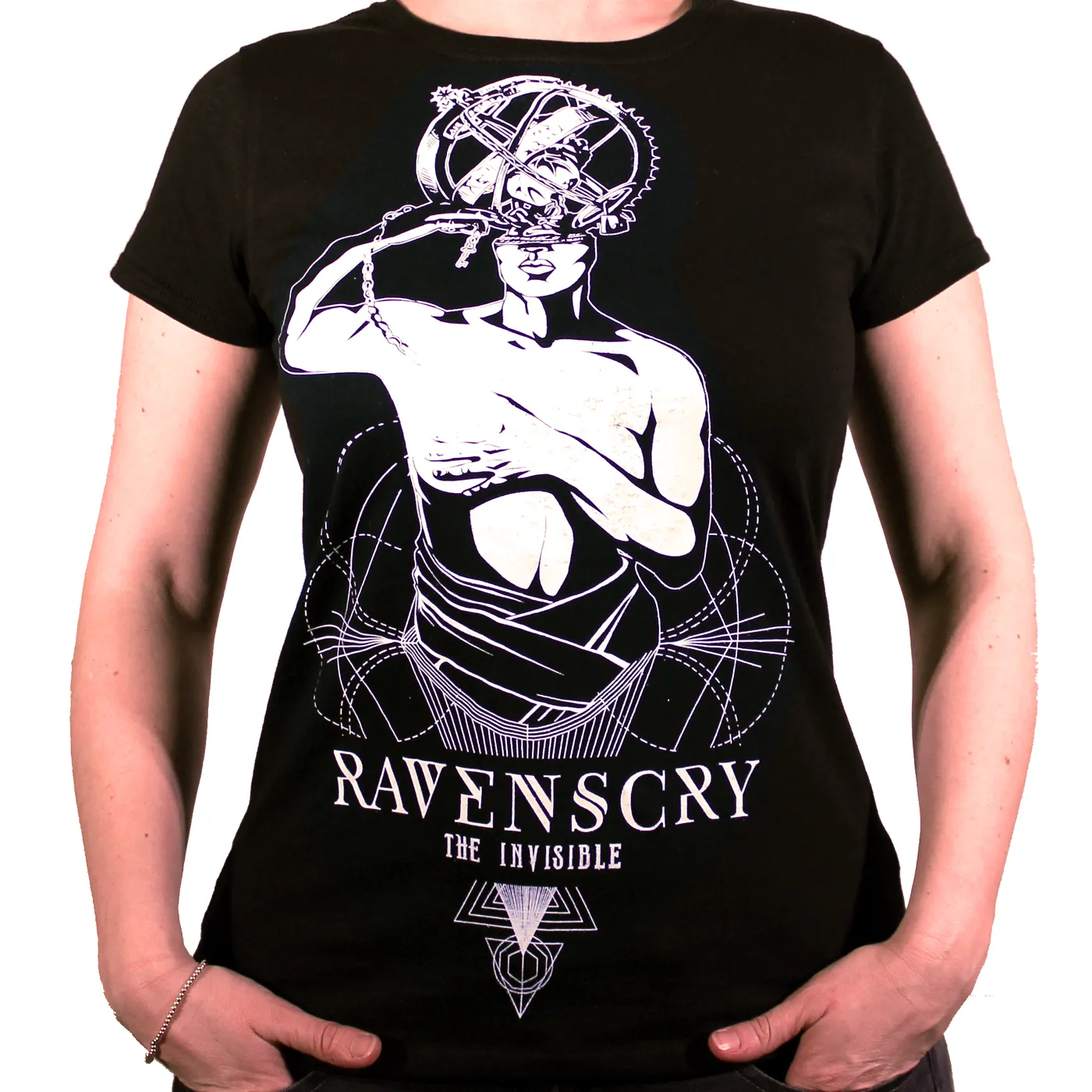 Ravenscry The Invisible B&W Woman T-Shirt