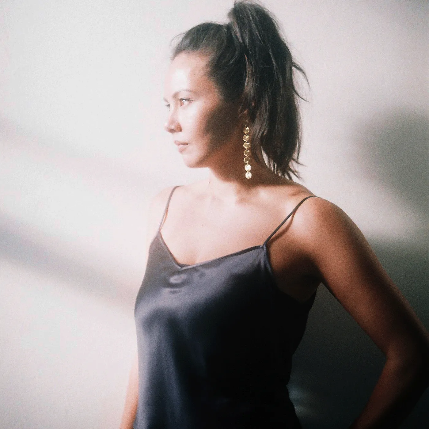 annie hamilton CAMI // CHARCOAL - size 16