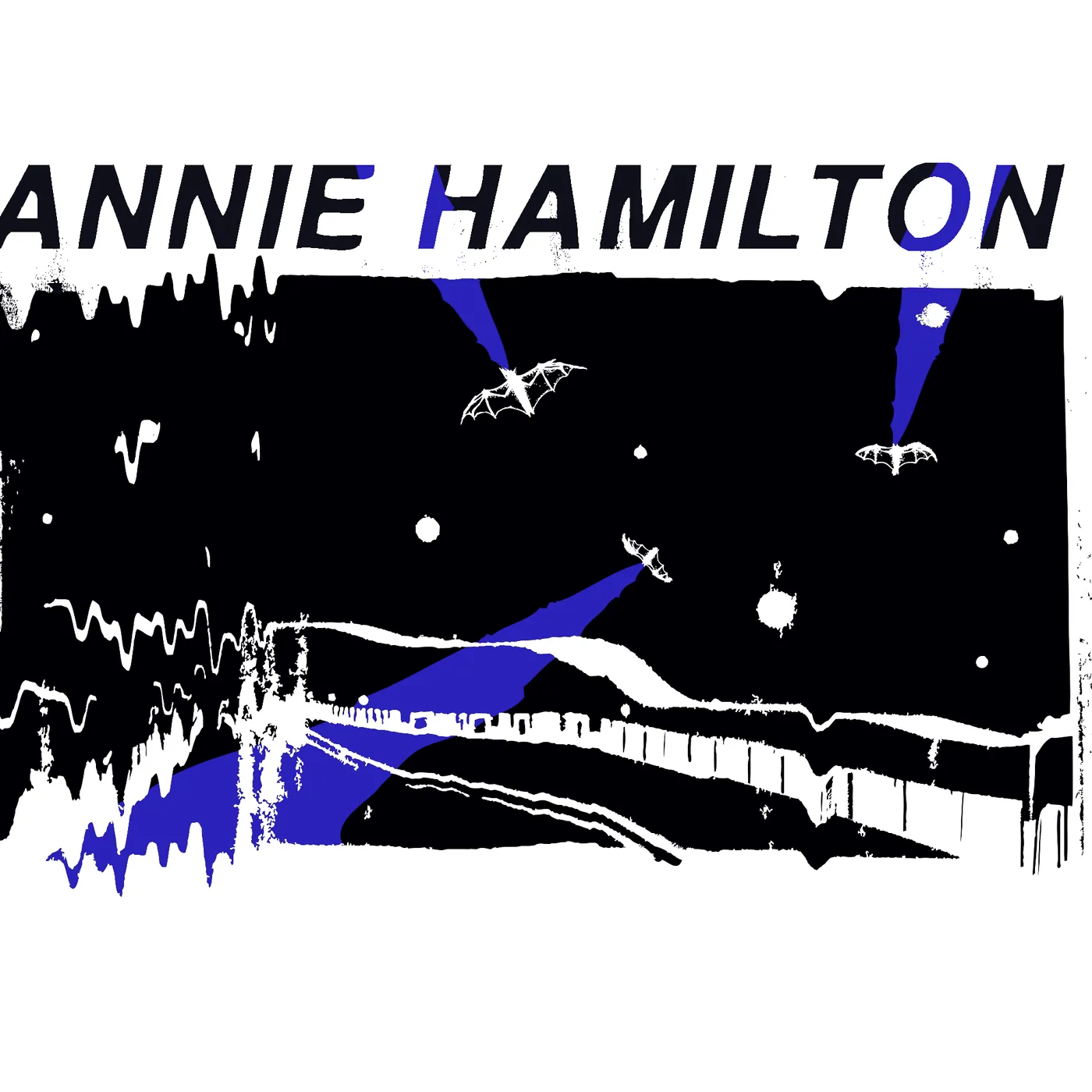annie hamilton LASER-BEAM BAT TSHIRT