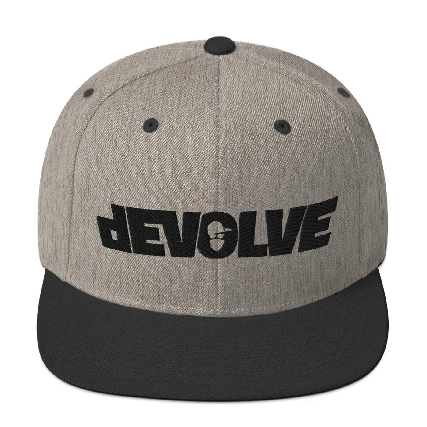 dEVOLVE Grey/Black Snapback Hat