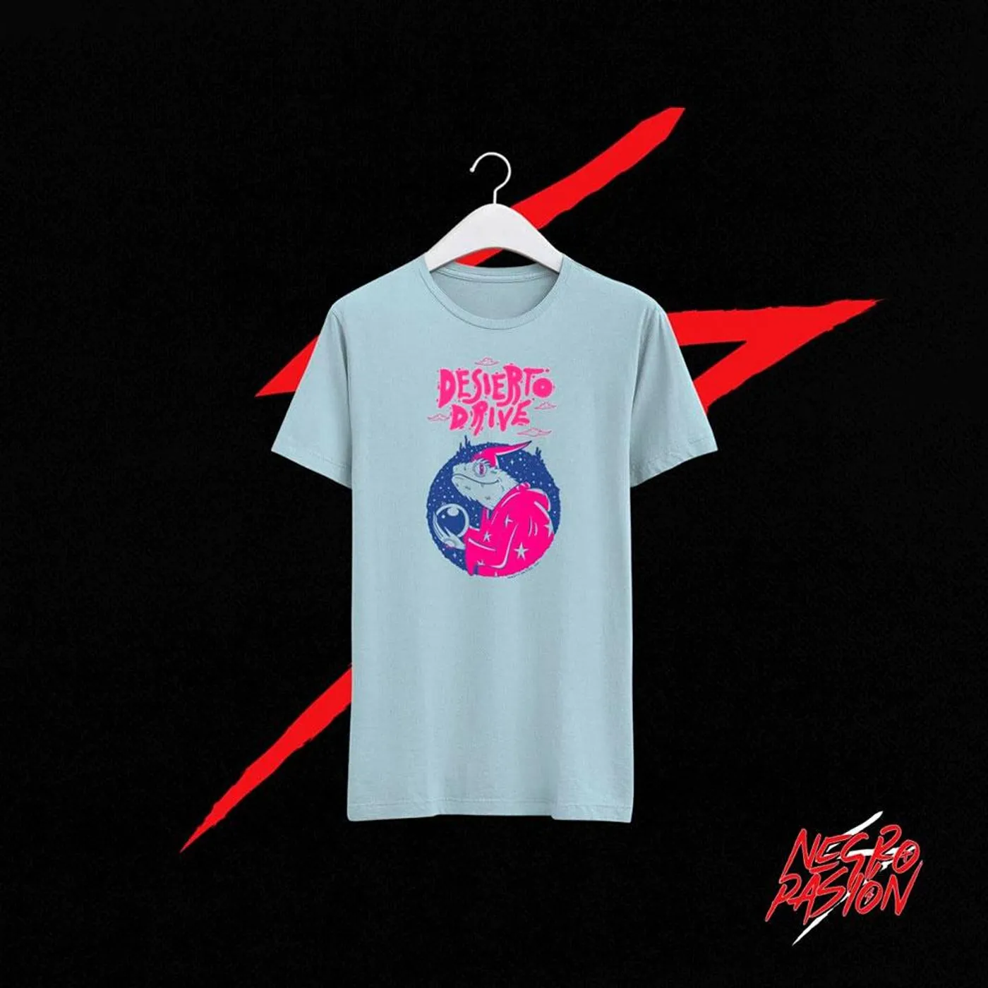 Camiseta - Desierto Drive - Diseño Marcelo Seltzer