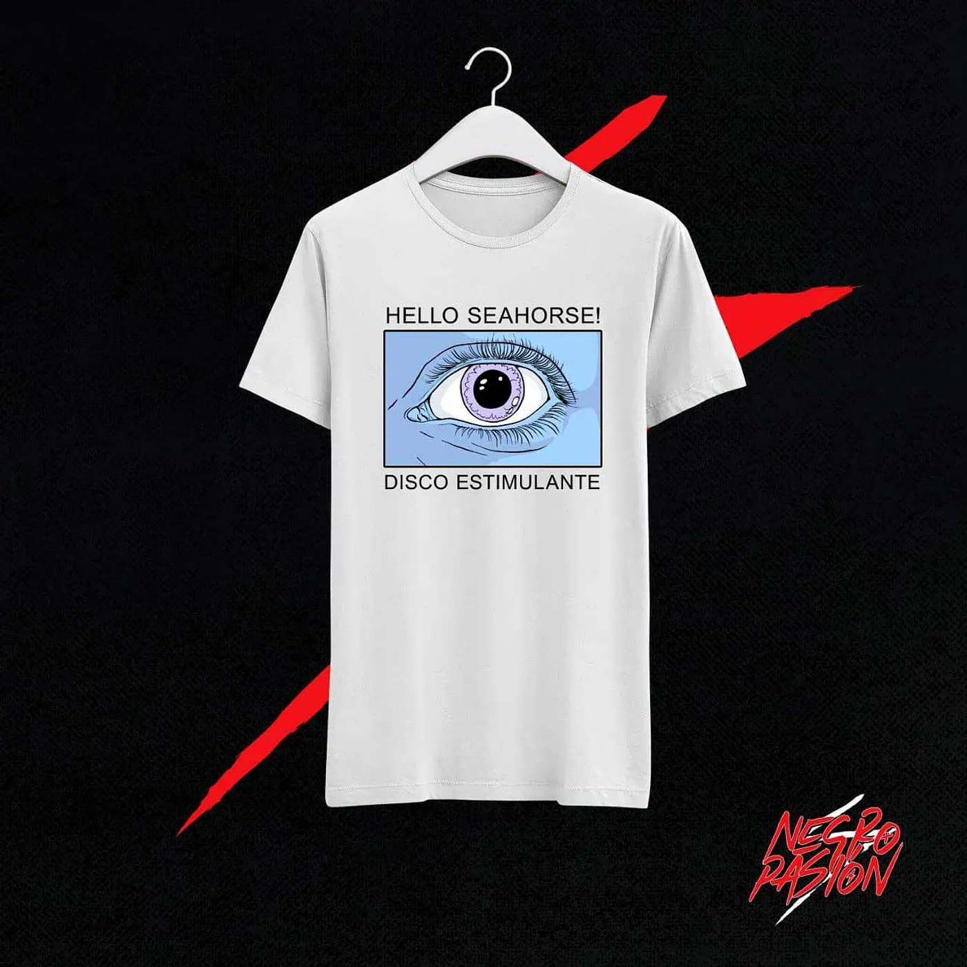 Camiseta - Hello Seahorse! - Disco Estimulante