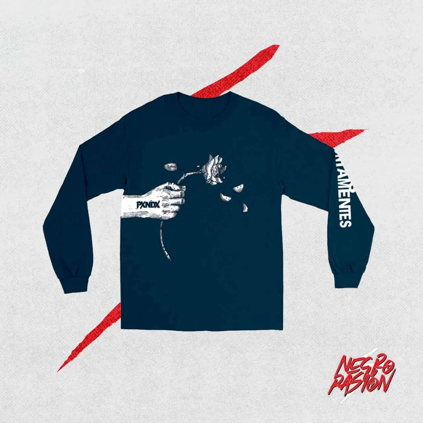 Camiseta - PXNDX - Amantes - Manga Larga