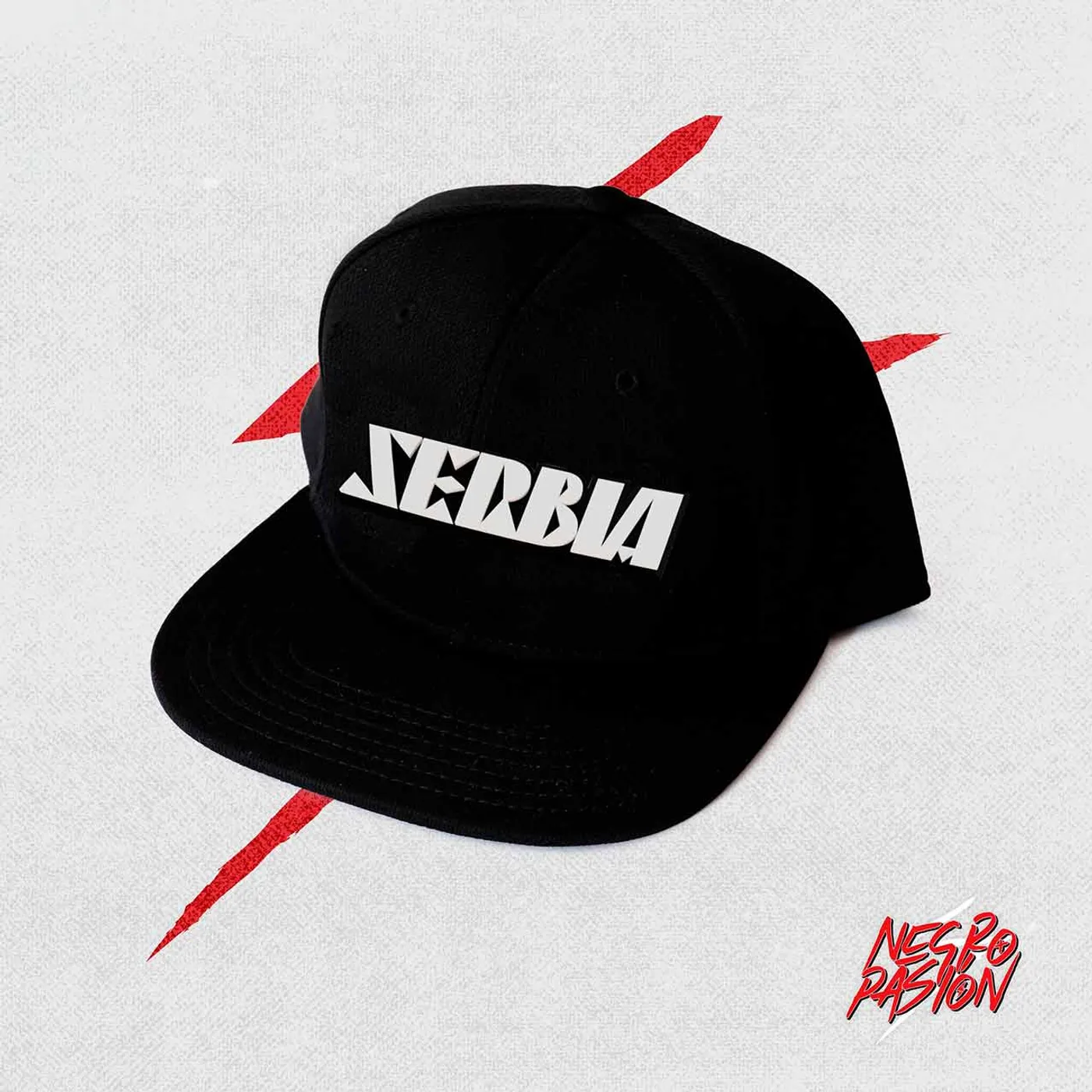 Gorra - Serbia - Snap Back Negra