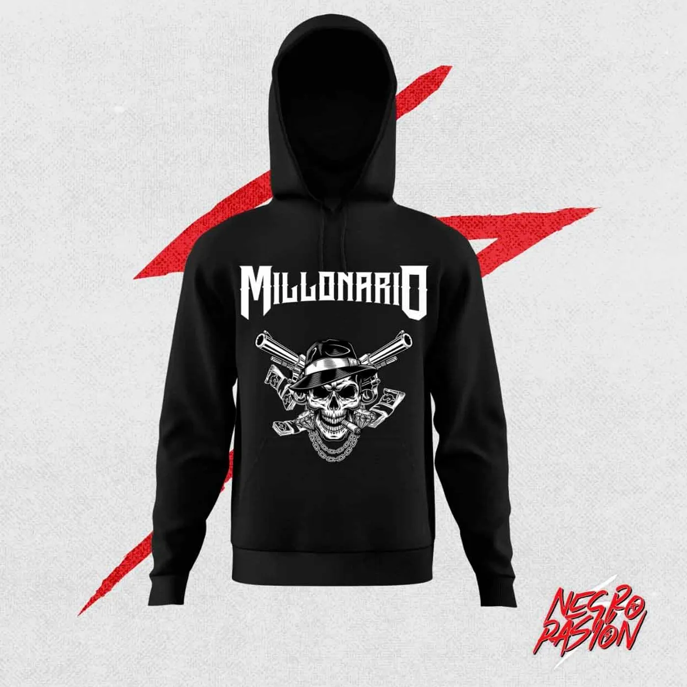 Sudadera - Millonario - Calavera