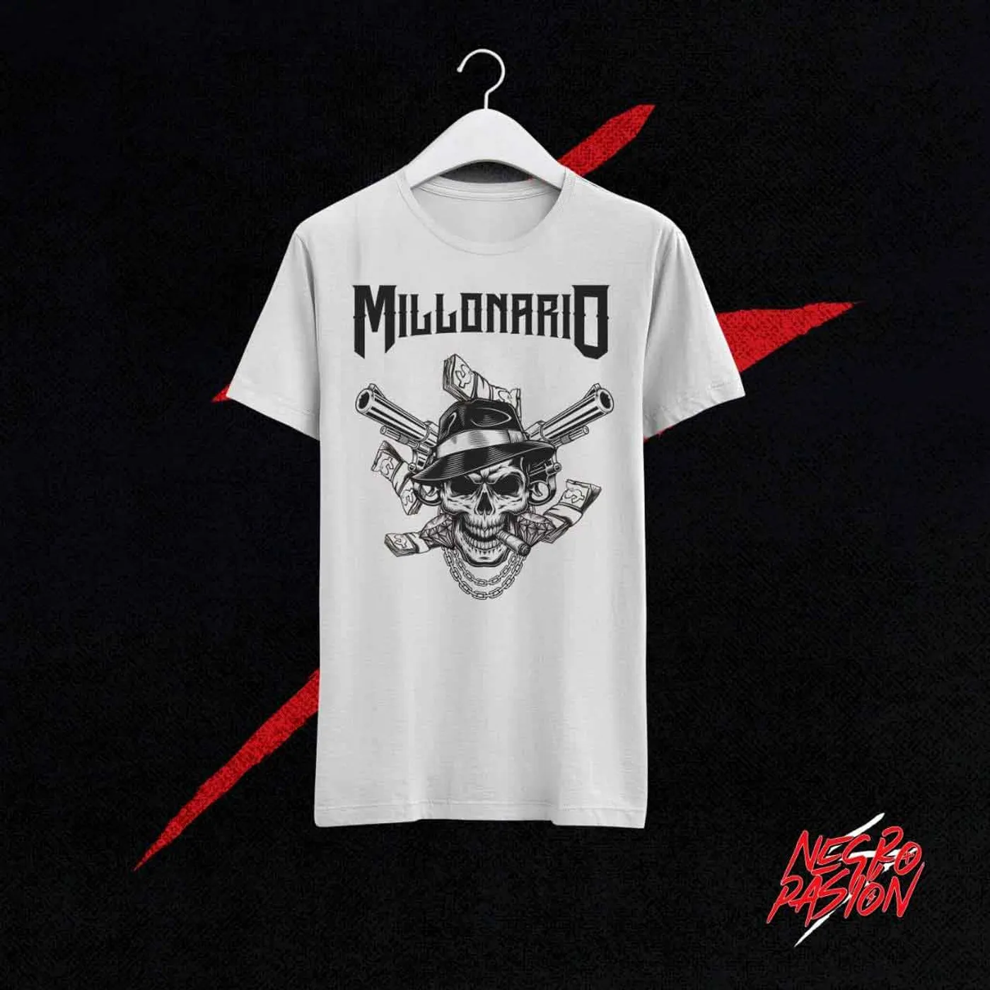 Camiseta - Millonario - Calavera
