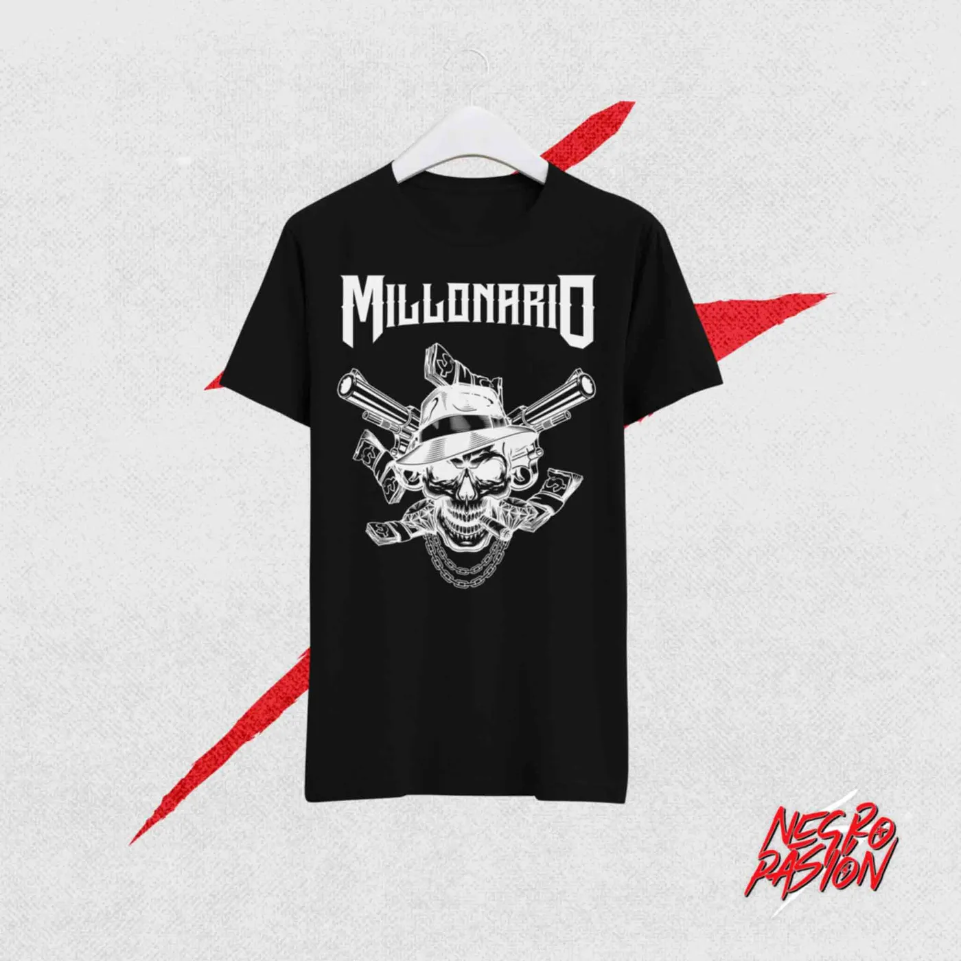 Camiseta - Millonario - Calavera