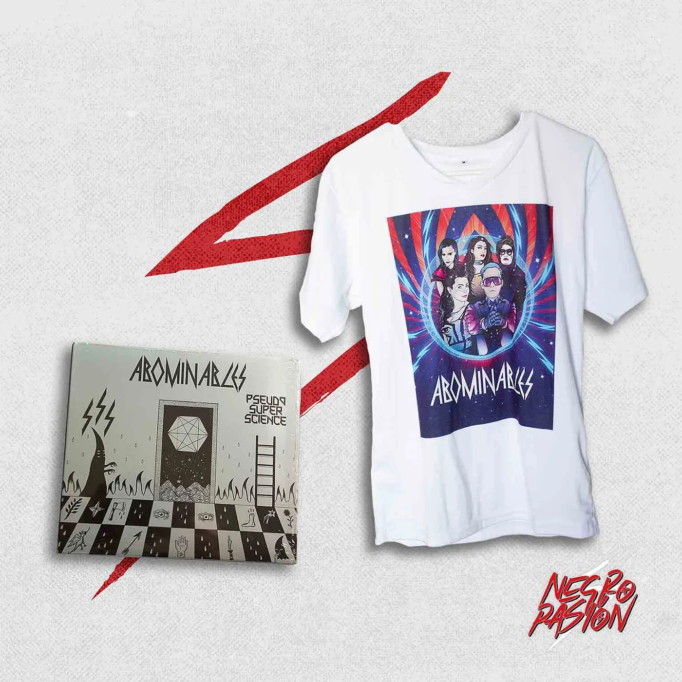 Combo - Abominables - Disco + Camiseta
