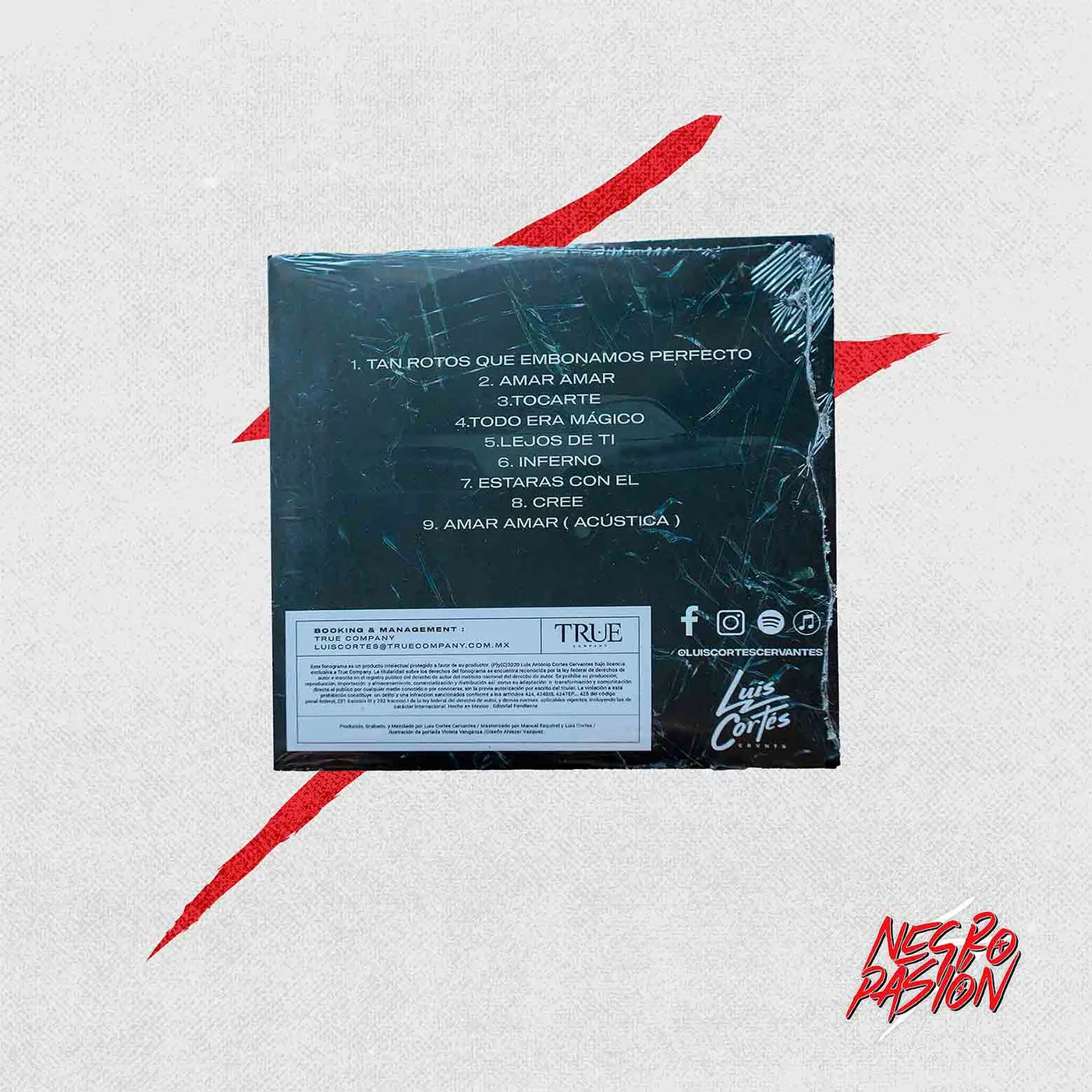 LUIS CORTES CERVANTES Disco - Luis Cortés - Tan Rotos Que Embonamos Perfecto