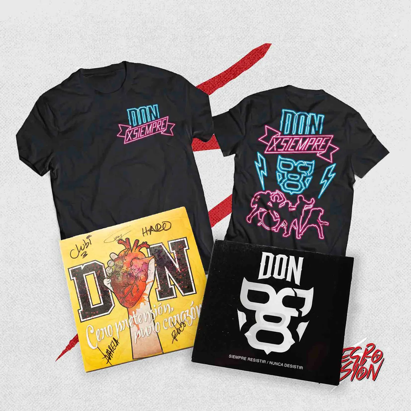 Combo - Don - Camiseta X Siempre + Discos