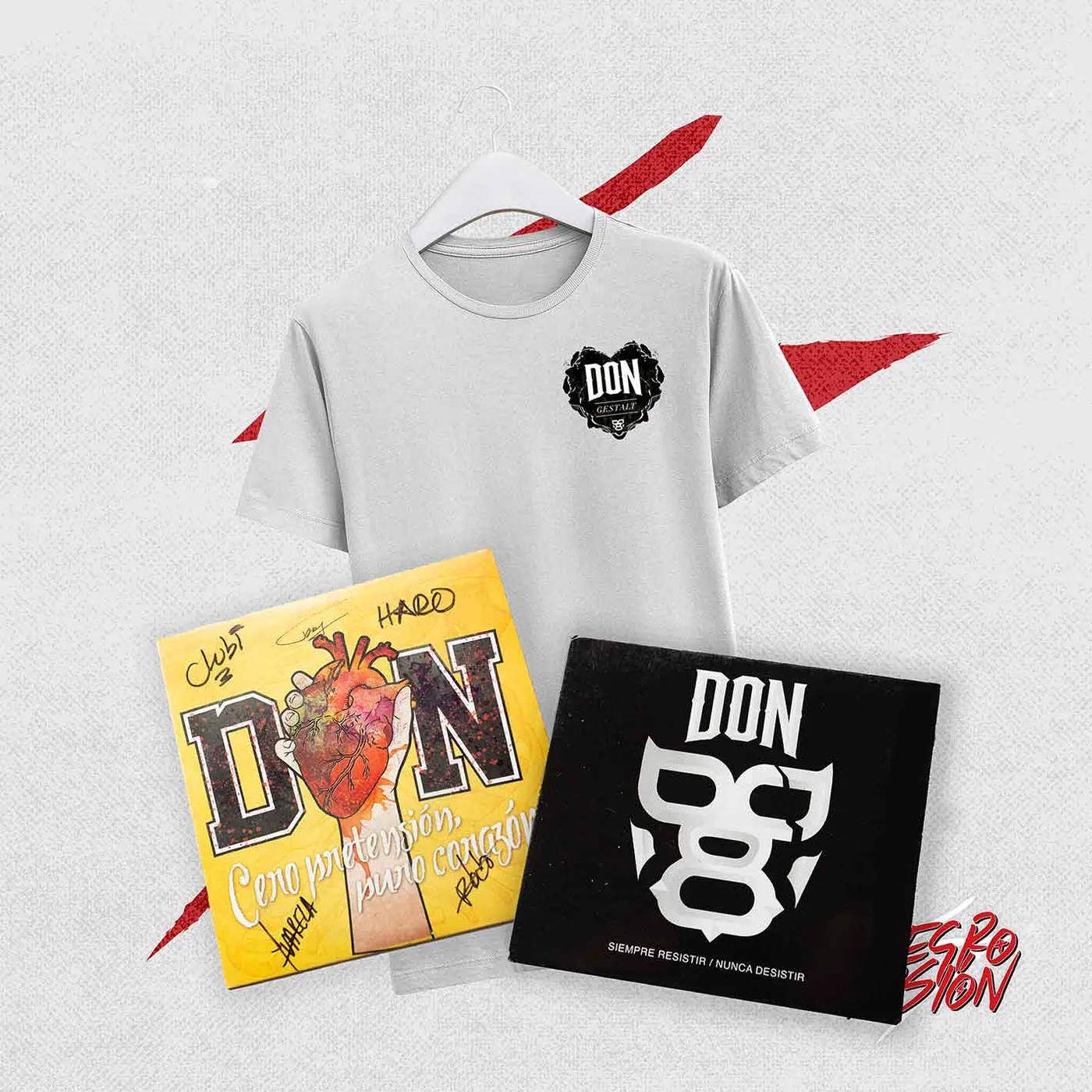 Combo - Don - Camiseta Gestalt + Discos