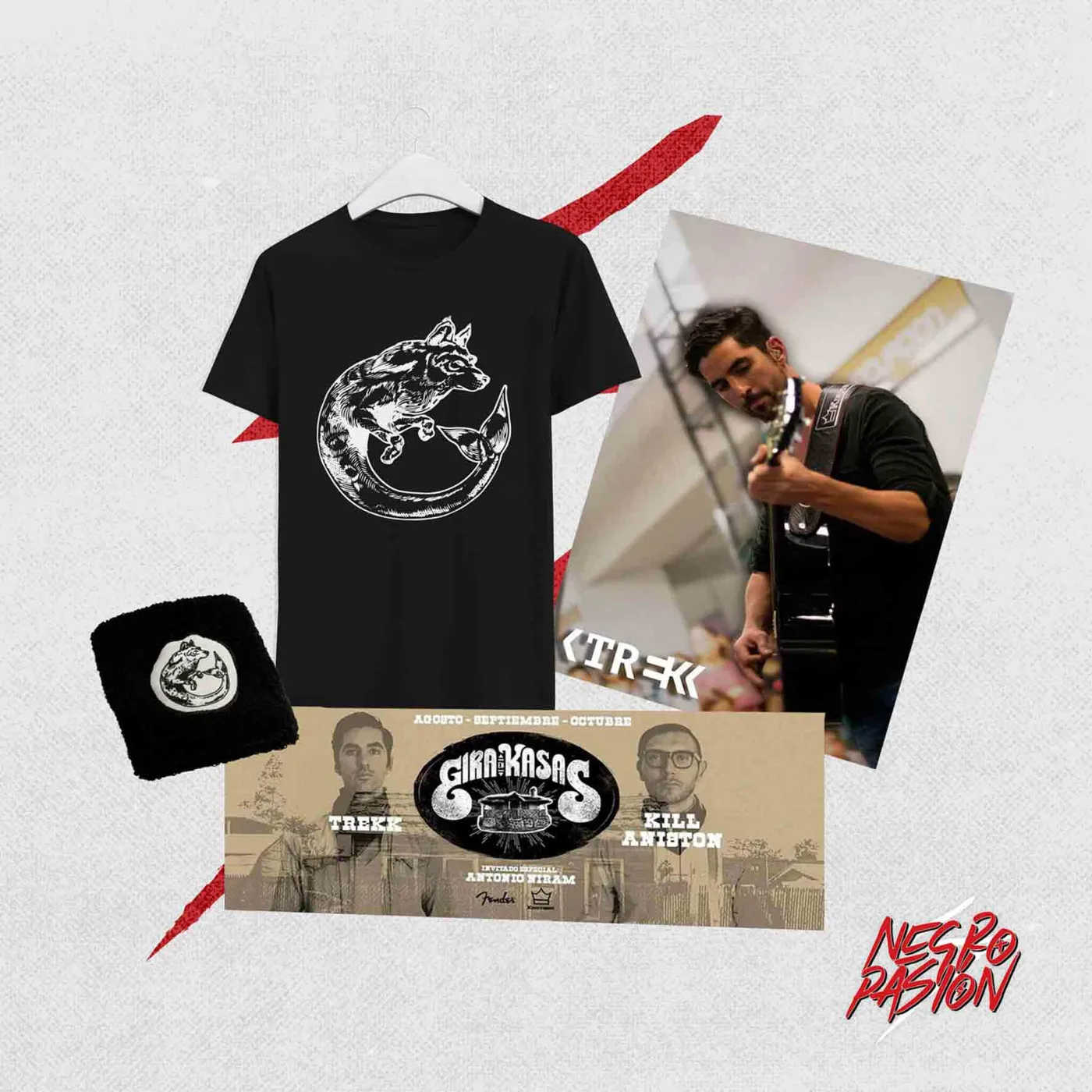 Combo - Trekk - Camiseta + Posters + Muñequera