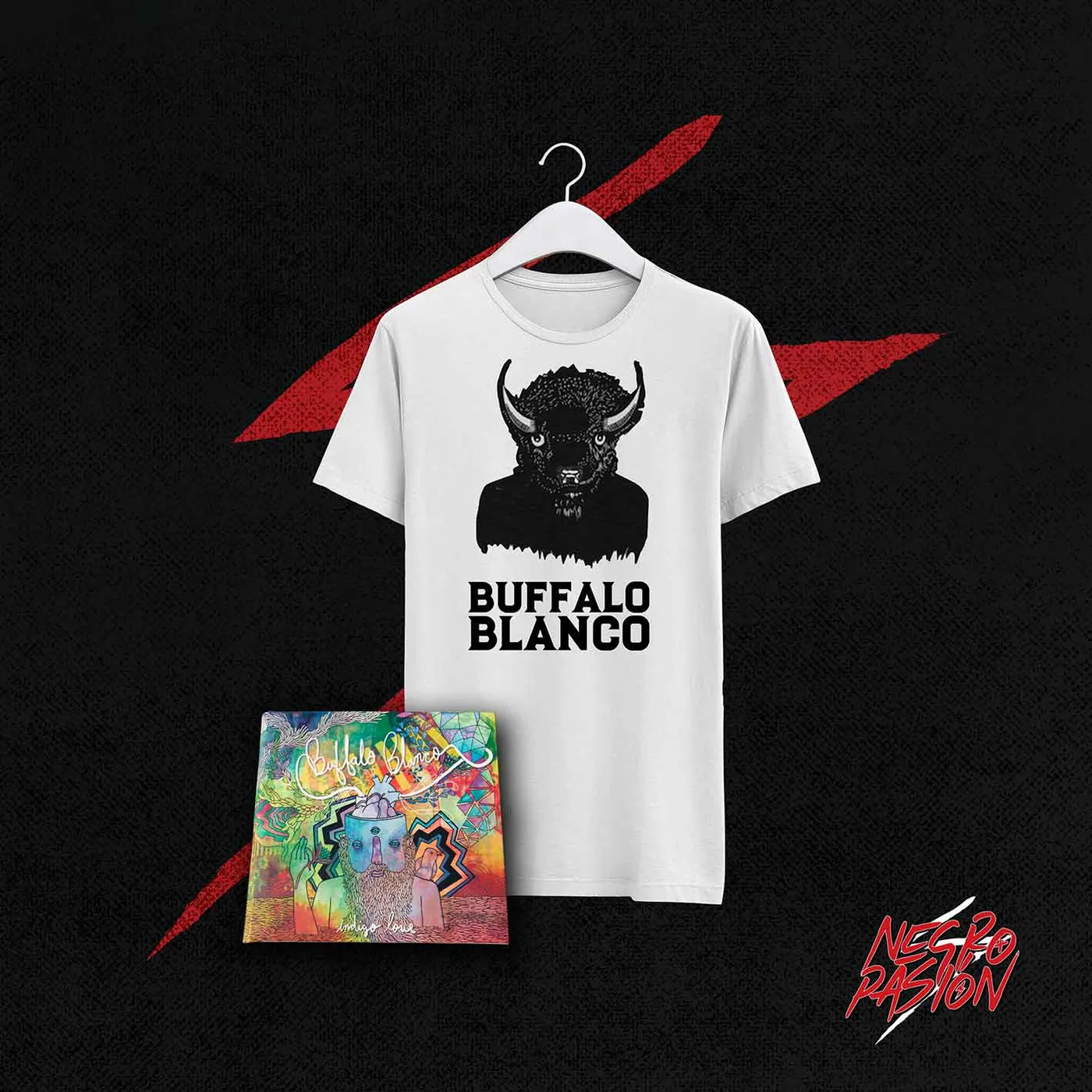 Combo - Buffalo Blanco - Camiseta + Disco