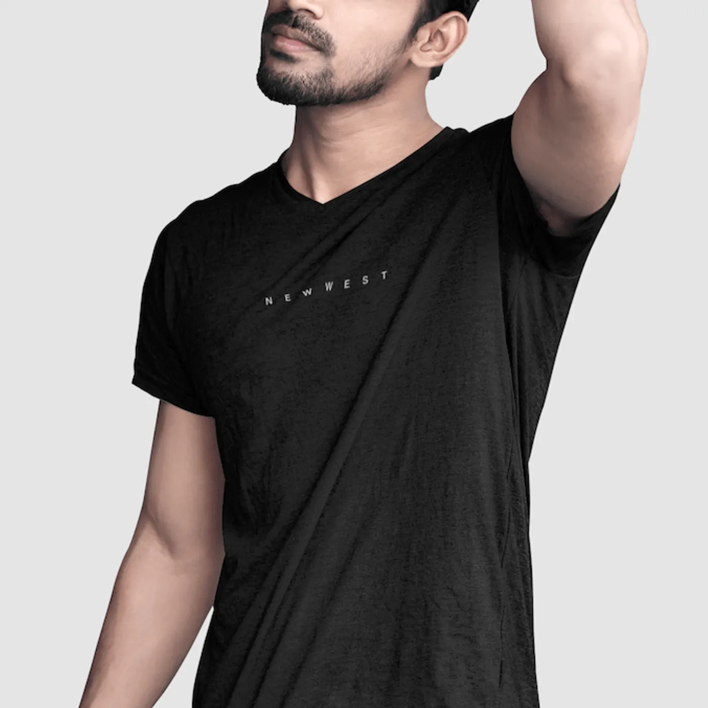 New West Champion T-Shirt // Black