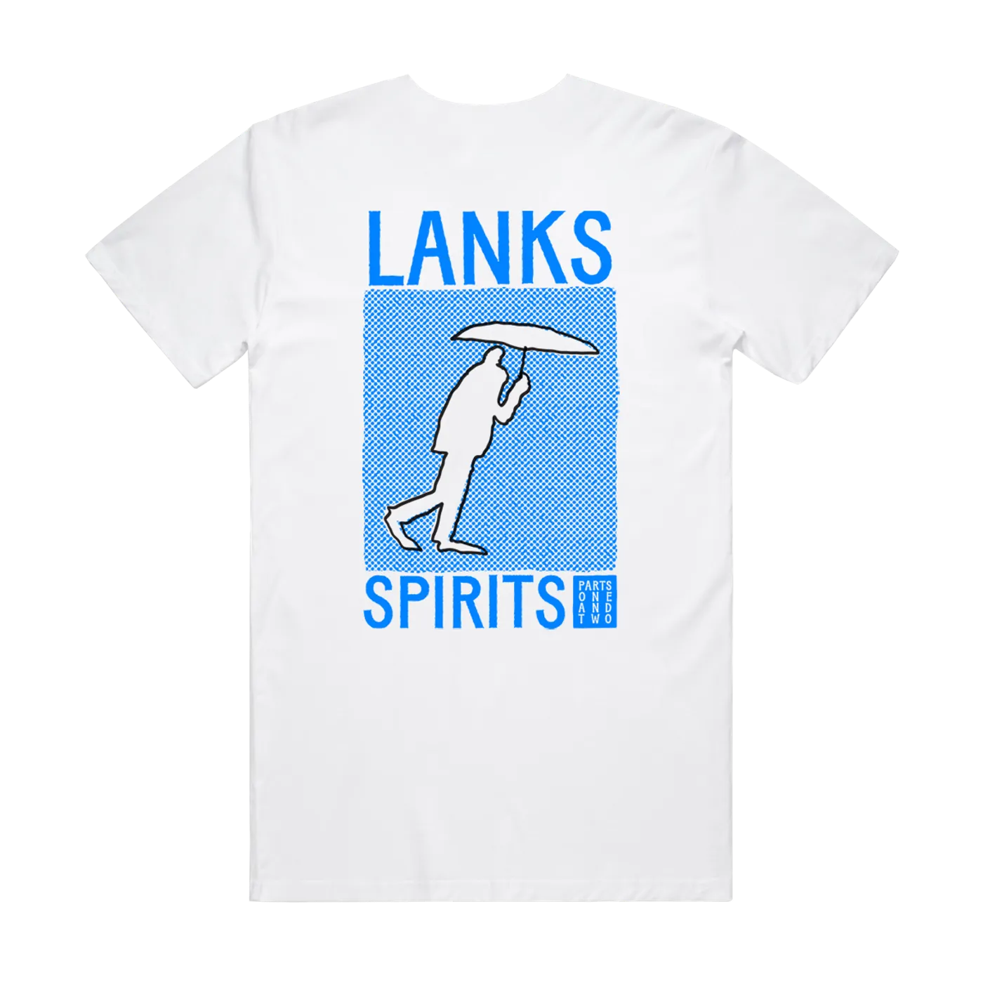 LANKS SPIRITS PT. 1 + 2 — WHITE TEE
